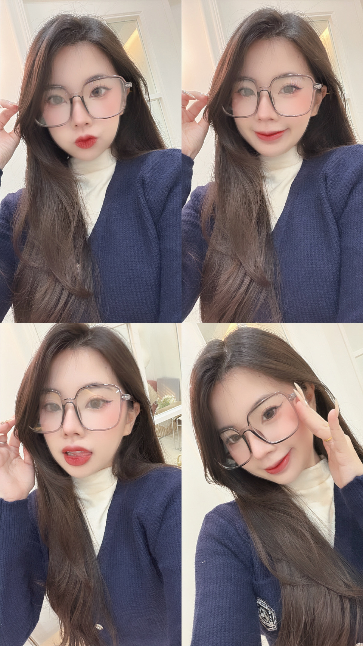 超欠買顯臉小眼鏡👓