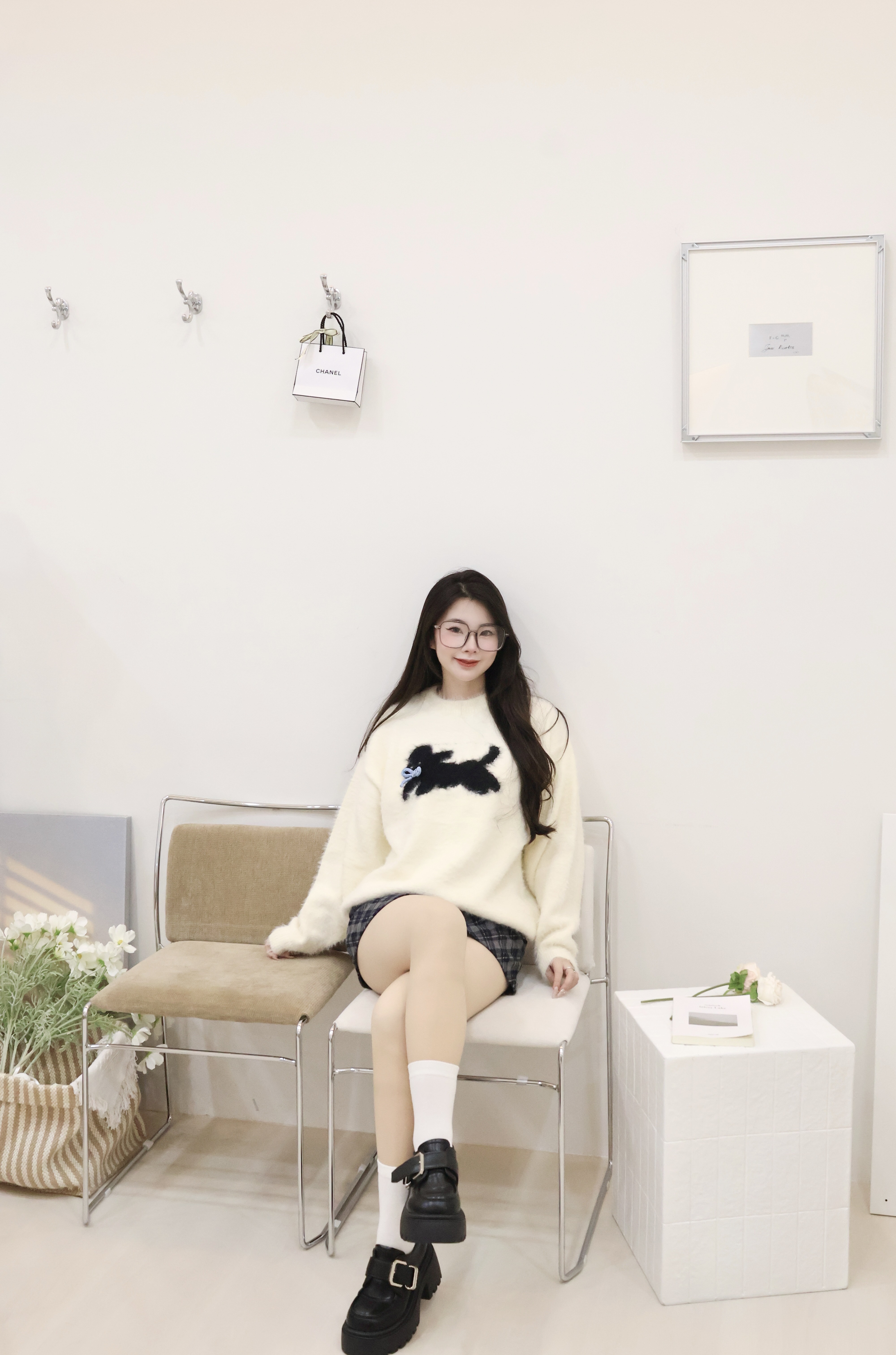 慵懶狗狗水貂毛衣🎀