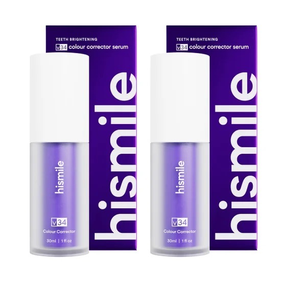 【預購】Q121001 Hismile V34 色彩修正精華液雙瓶裝，1.01 液盎司，2 瓶裝
