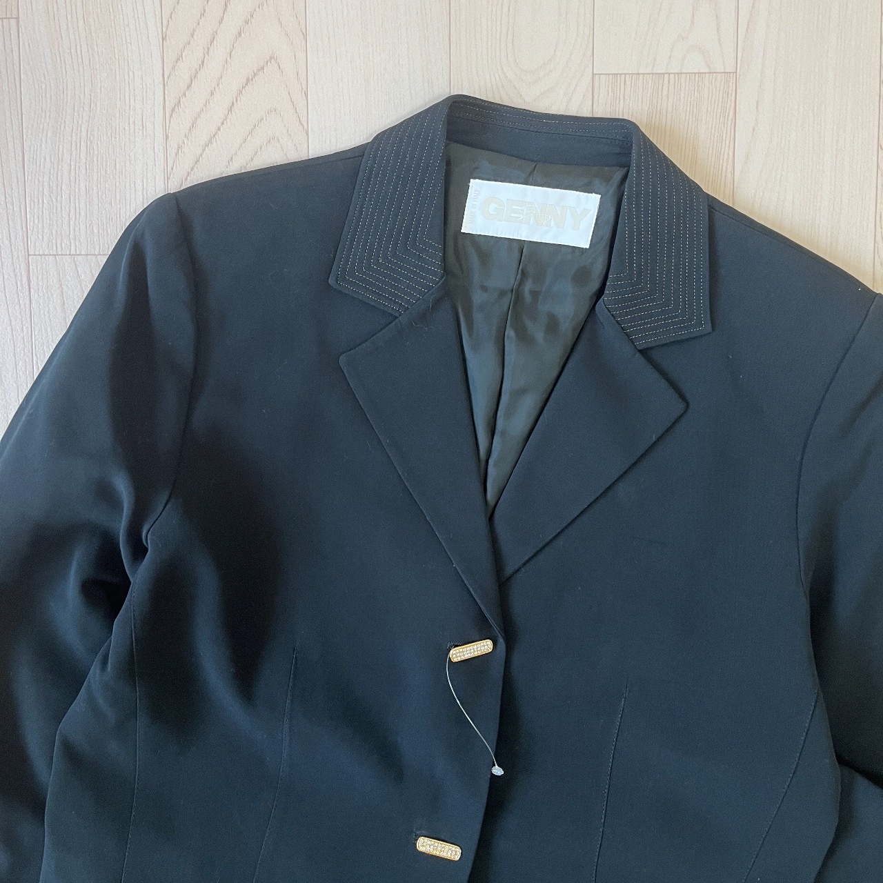 GENNY意大利製黑色西裝外套