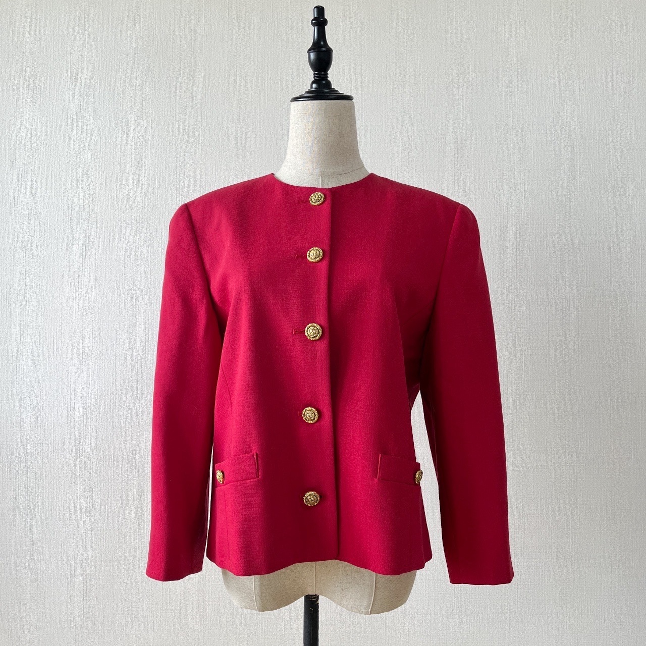 Addenda紅色羊毛外套