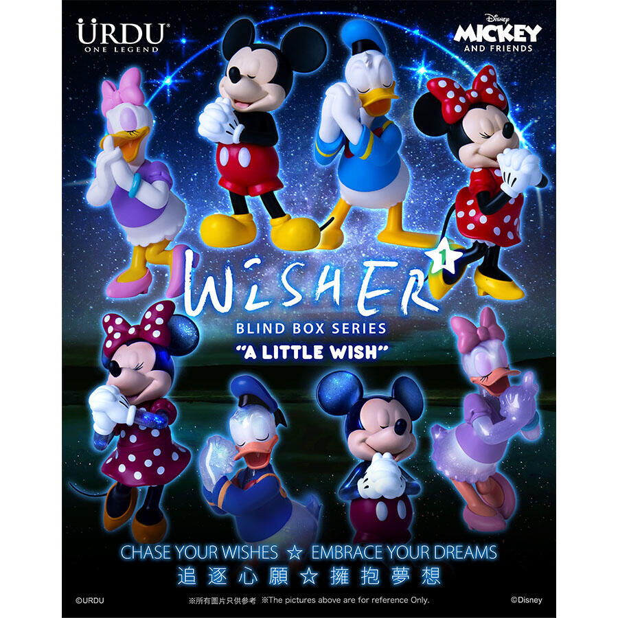 URDU X DISNEY 祈願系列 S1 米奇與好朋友 8入盲盒套組