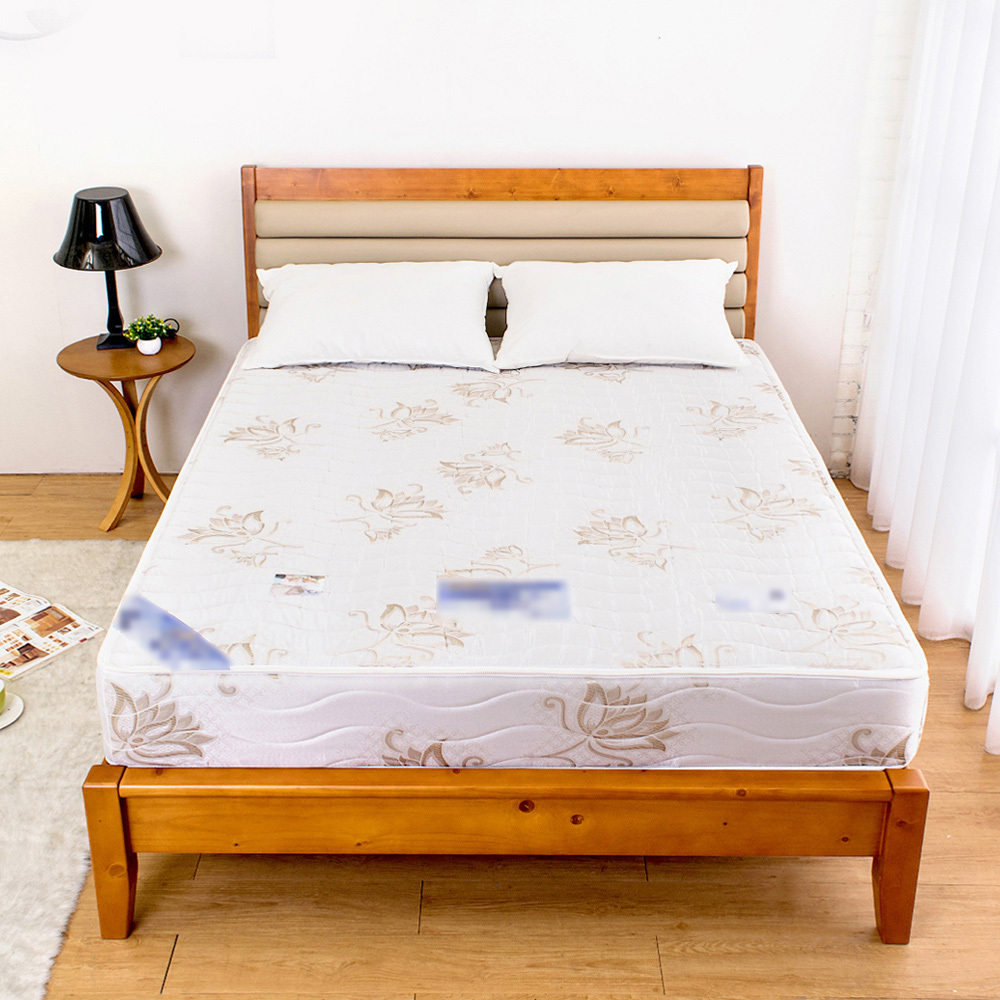 高支撐型兩用涼席護背硬式連結式彈簧床墊