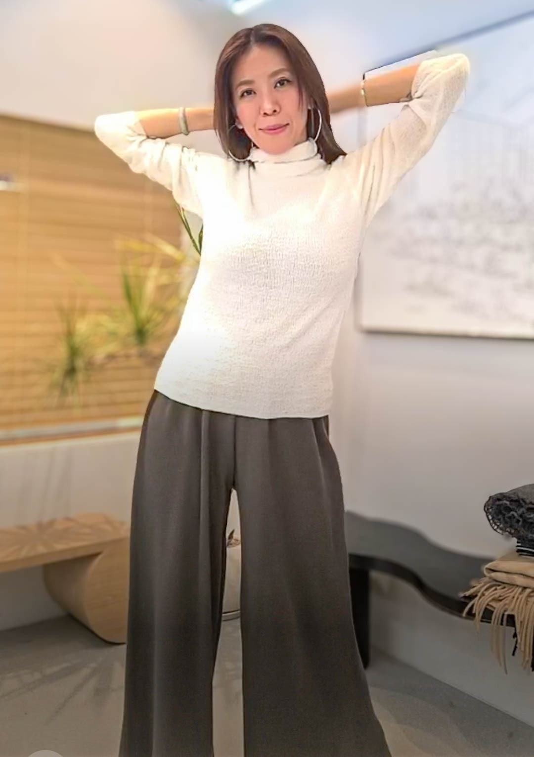 🎈K8246  ▶️高領合身上衣 👉B:80-140cm L:56cm