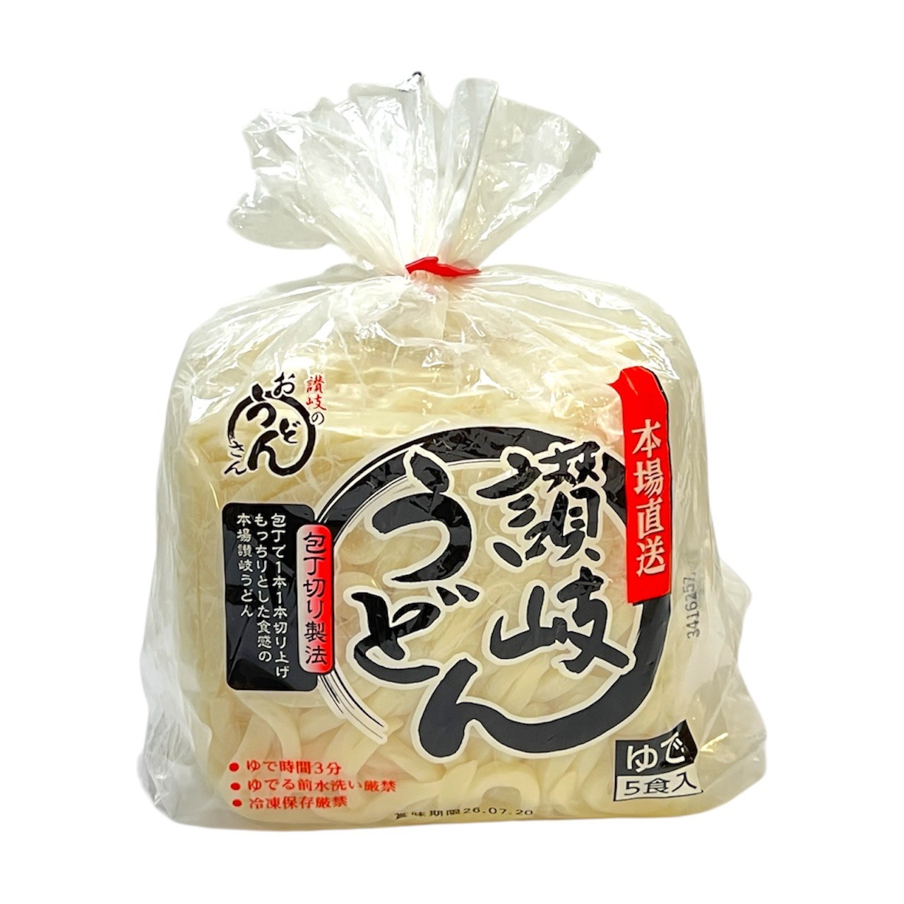 日本 香川 讚岐 烏龍麵 5入裝 180g (包丁切)