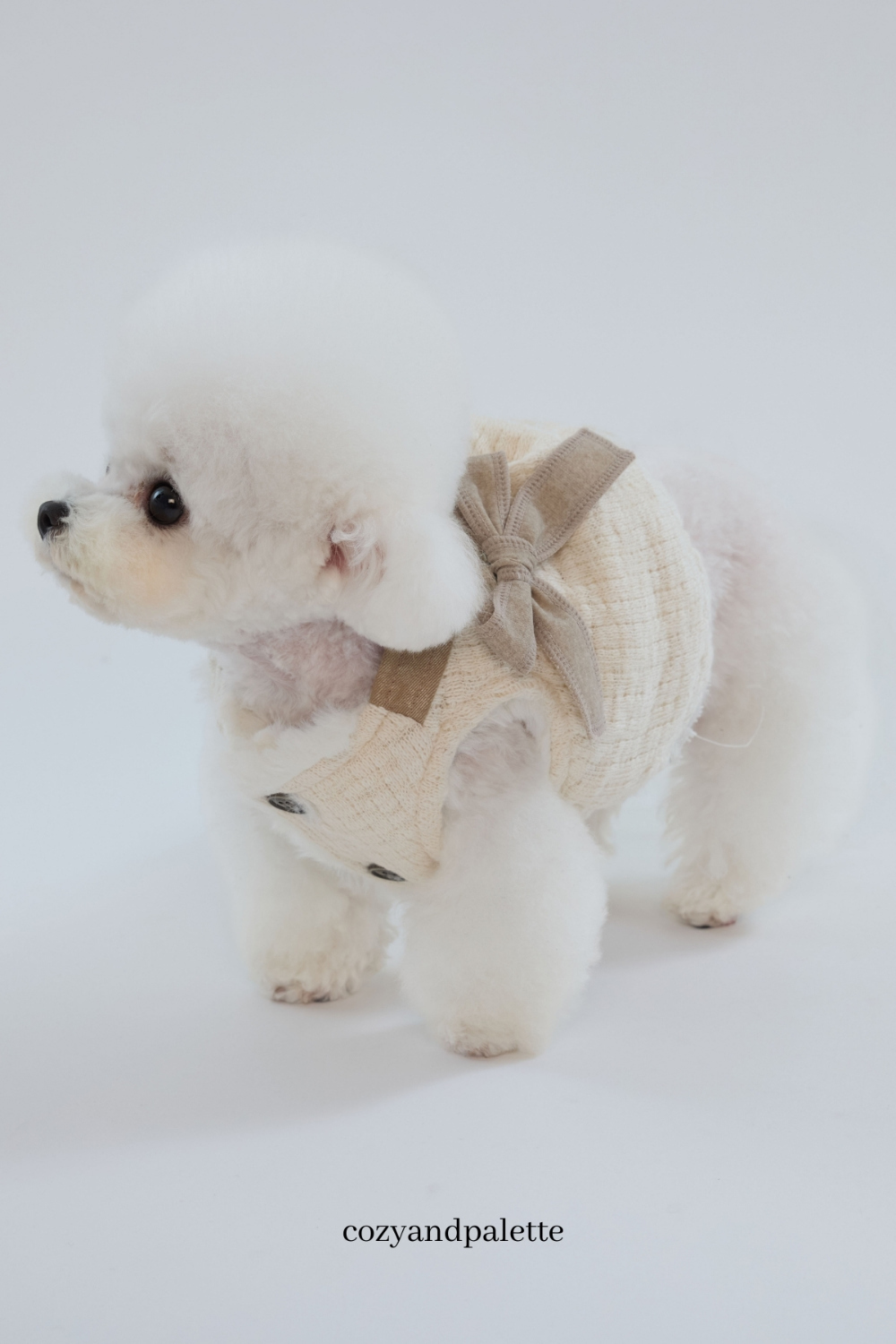 COZY-N Cozy Mood 雙面舒適鋪毛夾克_象牙白