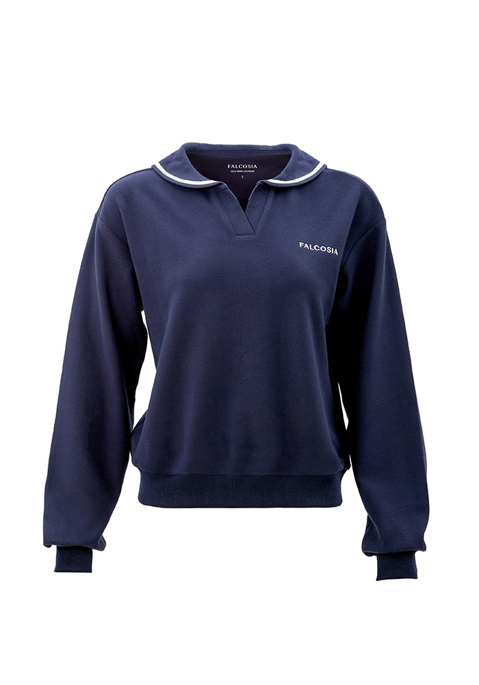 水手小領衛衣-午夜詩藍