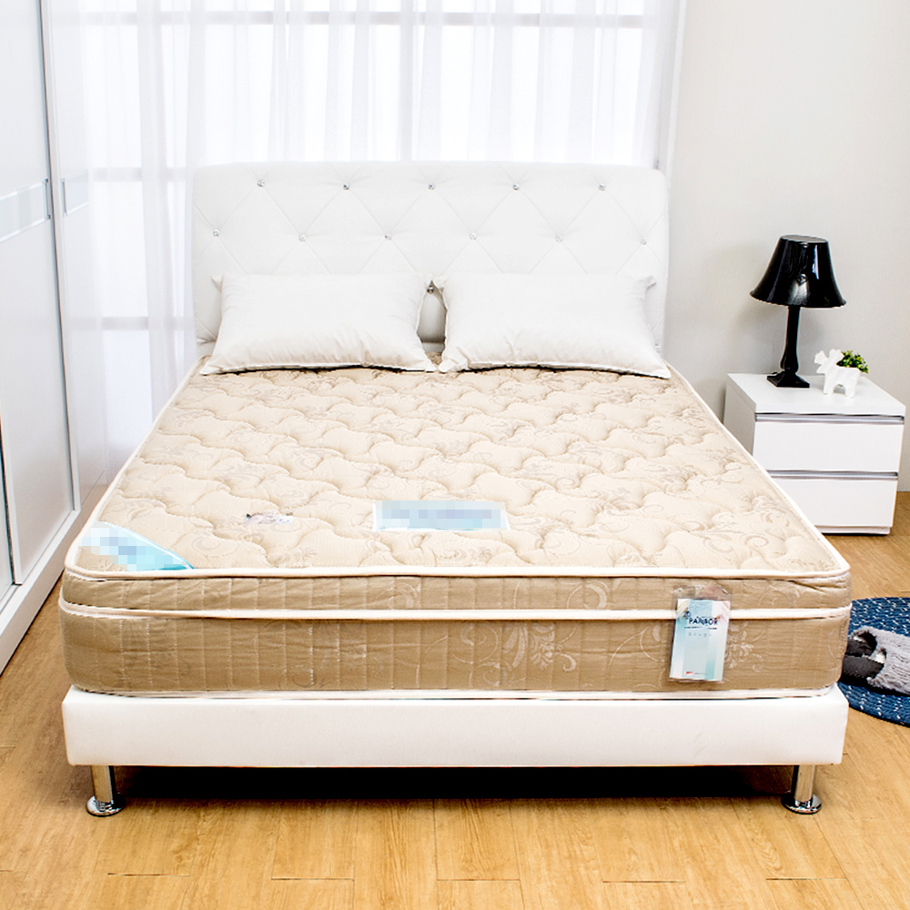 高支撐型緹花護背三線硬式獨立筒床墊