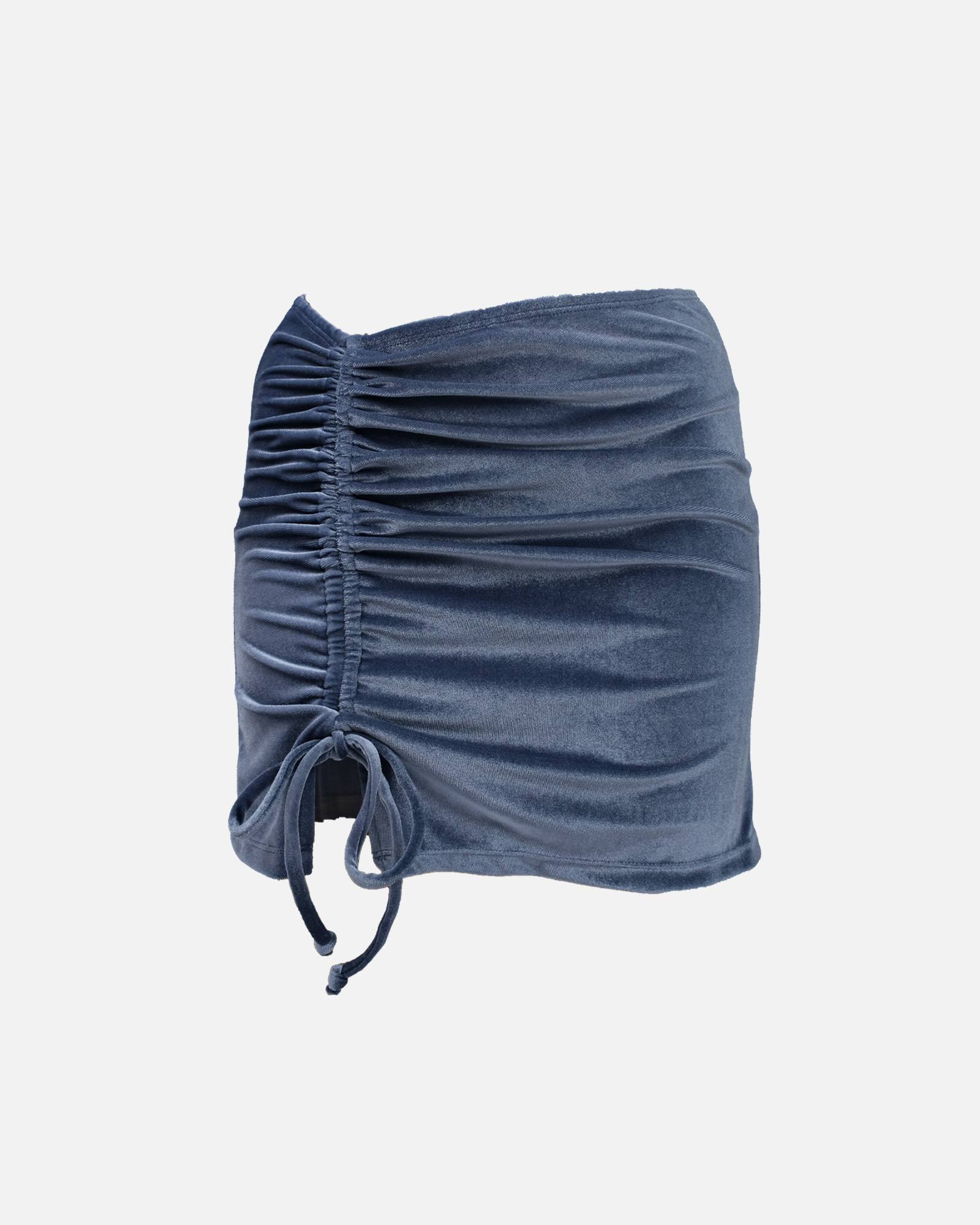 【北歐藍絨】Aura 開衩抽繩外罩泳裙