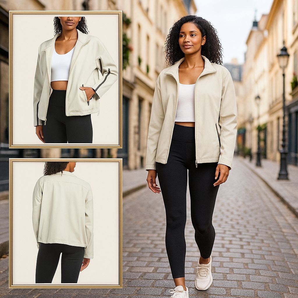 【預購】Q121003 UNDER ARMOUR 女裝卡其色底透氣夾克