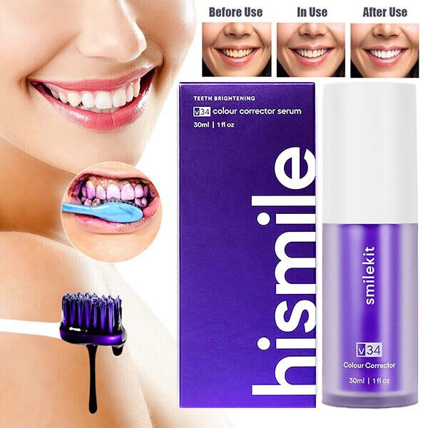 【預購】Q121001 Hismile V34 色彩修正精華液雙瓶裝，1.01 液盎司，2 瓶裝