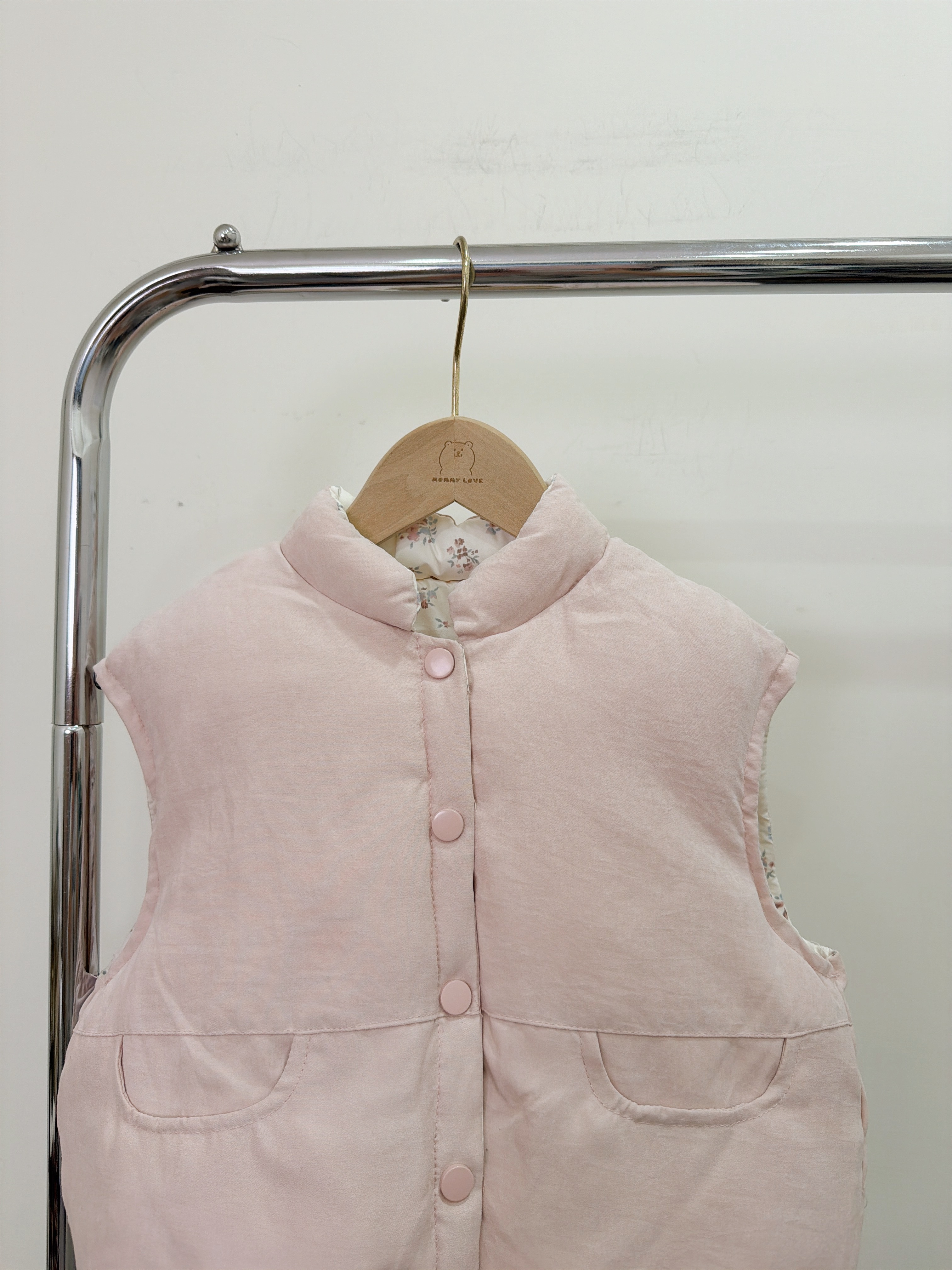 D0133雙面穿花花雲朵背心