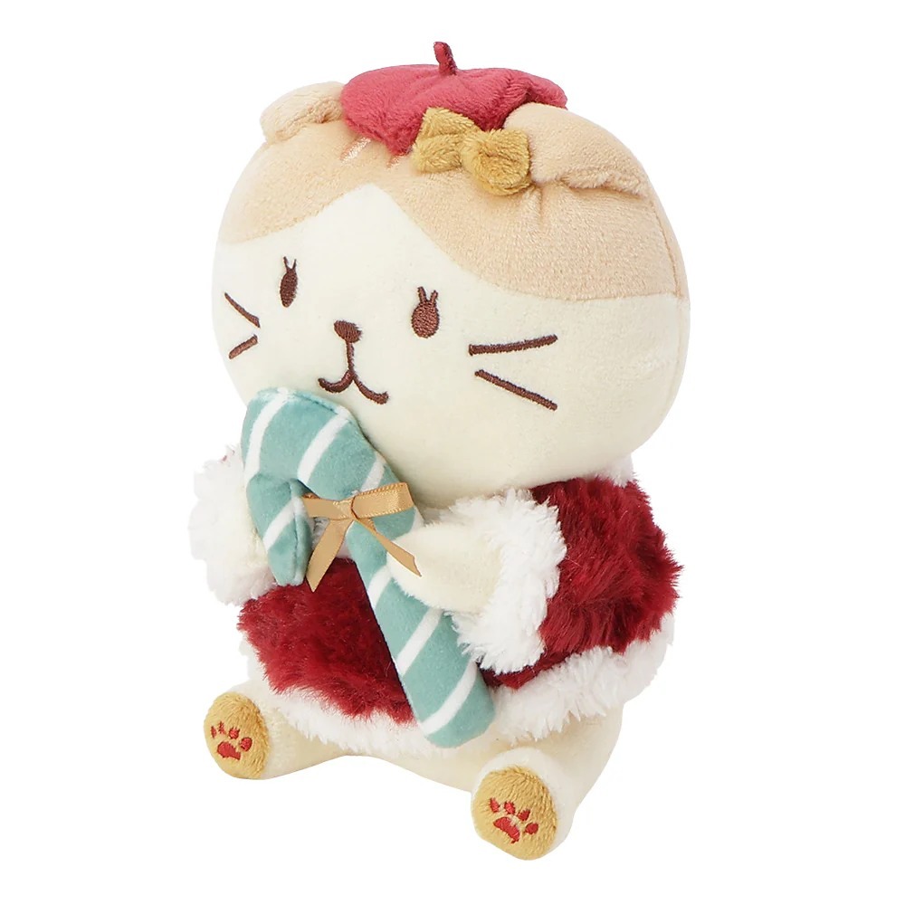 Fuku Fuku Nyanko Christmas Sitting Doll 20cm - Sukoa