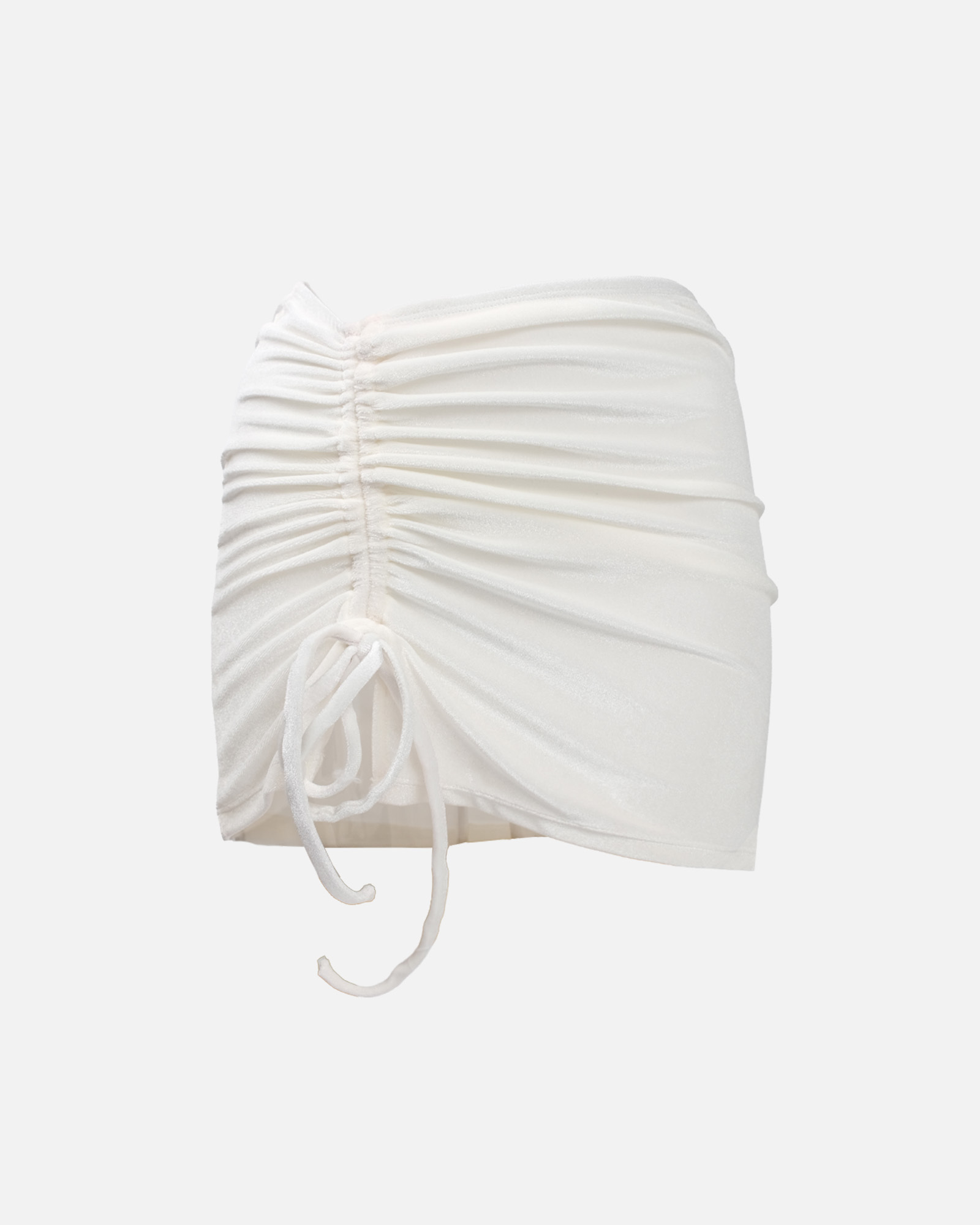 【米白絨】Aura 開衩抽繩外罩泳裙