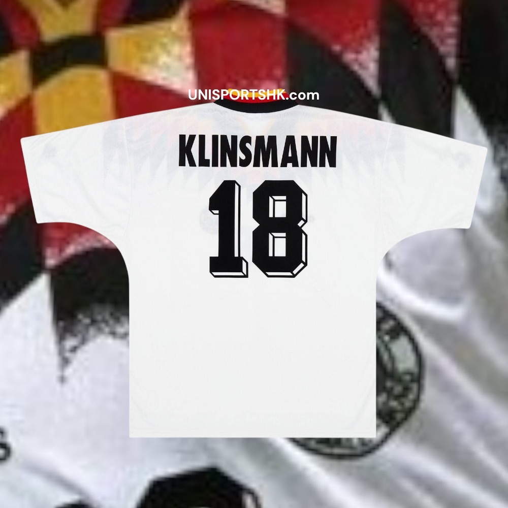 1994 Germany Retro Home Shirt with Nameset