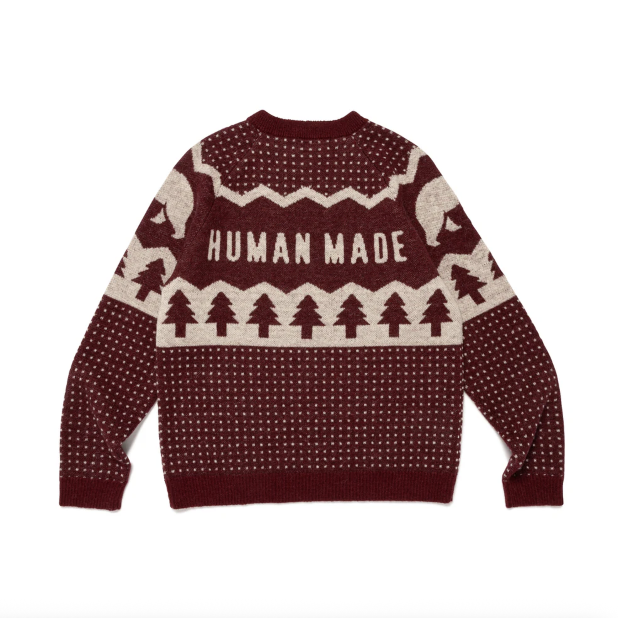 -(B018)-HUMAN MADE POLAR BEAR KNIT SWEATER 聖誕 北極熊 針織毛衣 -HM30CS016