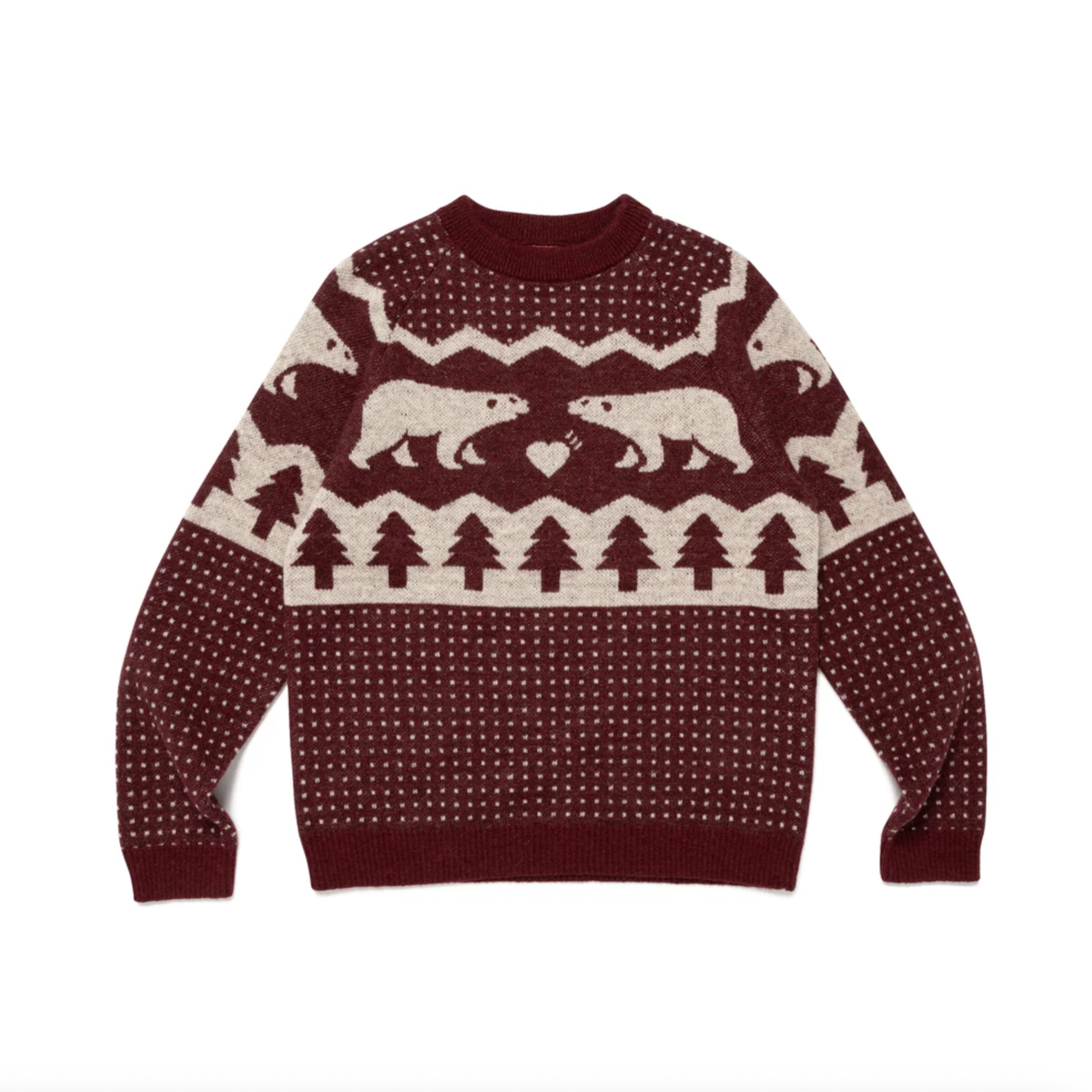 -(B018)-HUMAN MADE POLAR BEAR KNIT SWEATER 聖誕 北極熊 針織毛衣 -HM30CS016