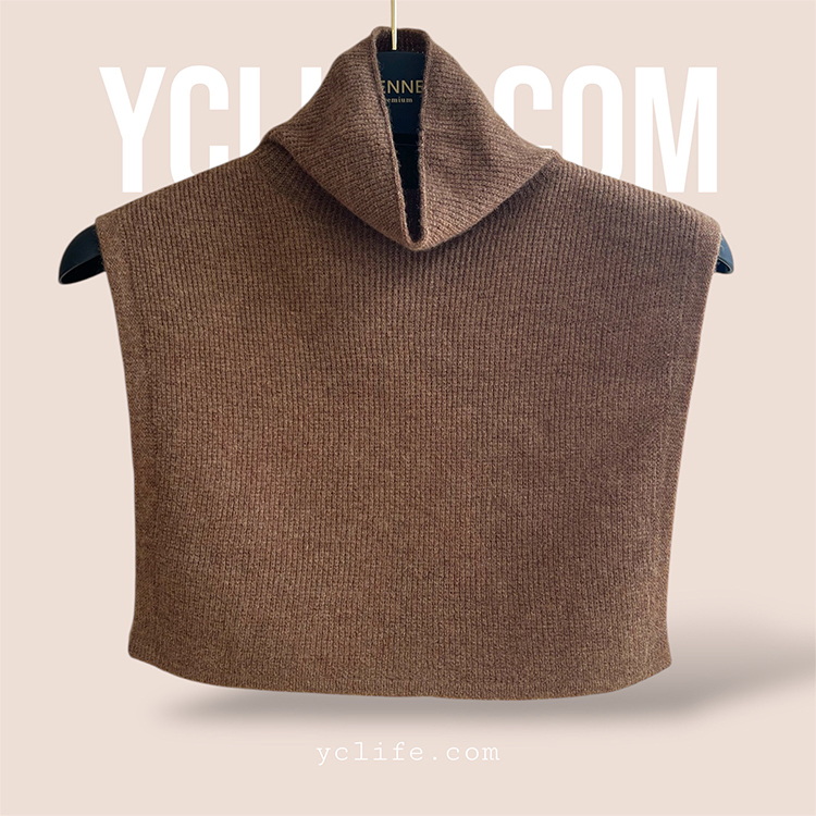 高規羊毛高領背心頸套