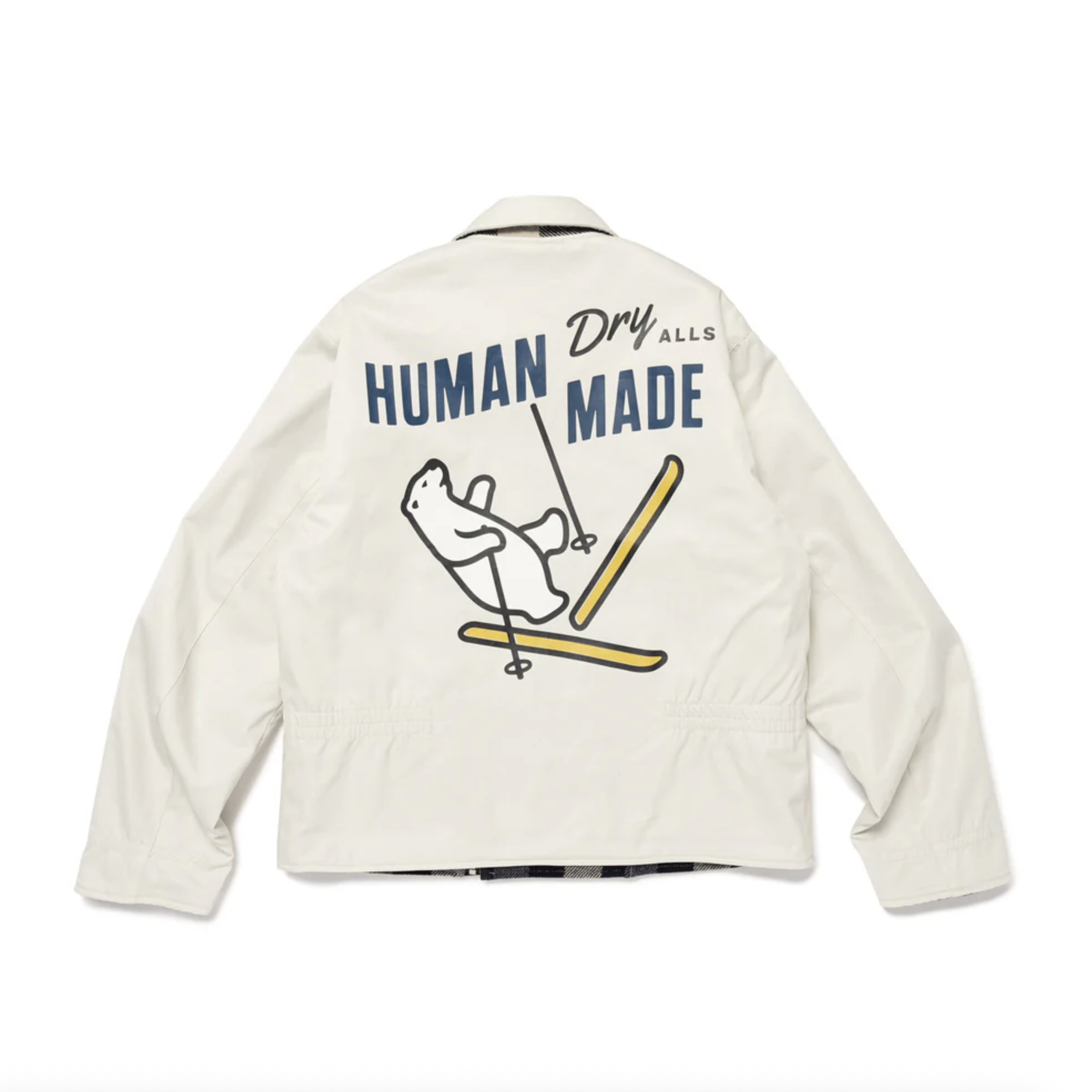 -(B024)-HUMAN MADE REVERSIBLE SKI JACKET 雙面穿 滑雪外套 側拉鍊 滑雪北極熊- HM30JK030