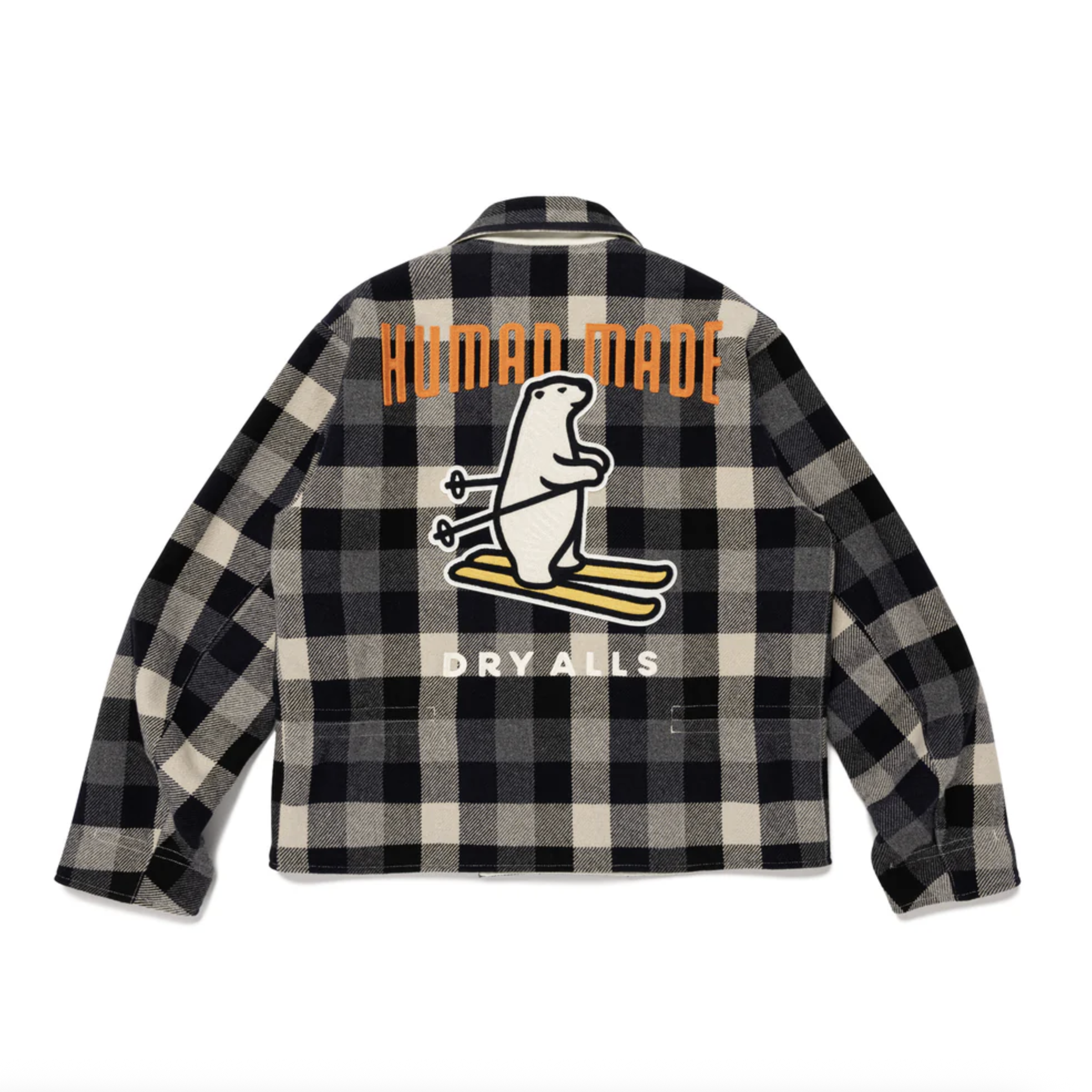 -(B024)-HUMAN MADE REVERSIBLE SKI JACKET 雙面穿 滑雪外套 側拉鍊 滑雪北極熊- HM30JK030