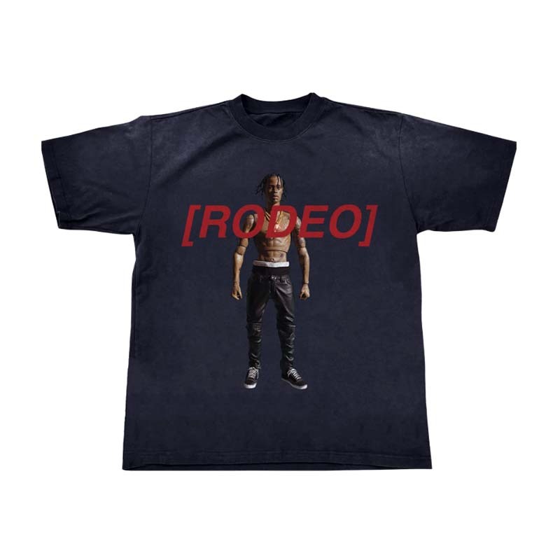 Travis Scott Rodeo 10 Years Action Figure Tee 短袖 灰色 HTTS-SS03 [台灣現貨]