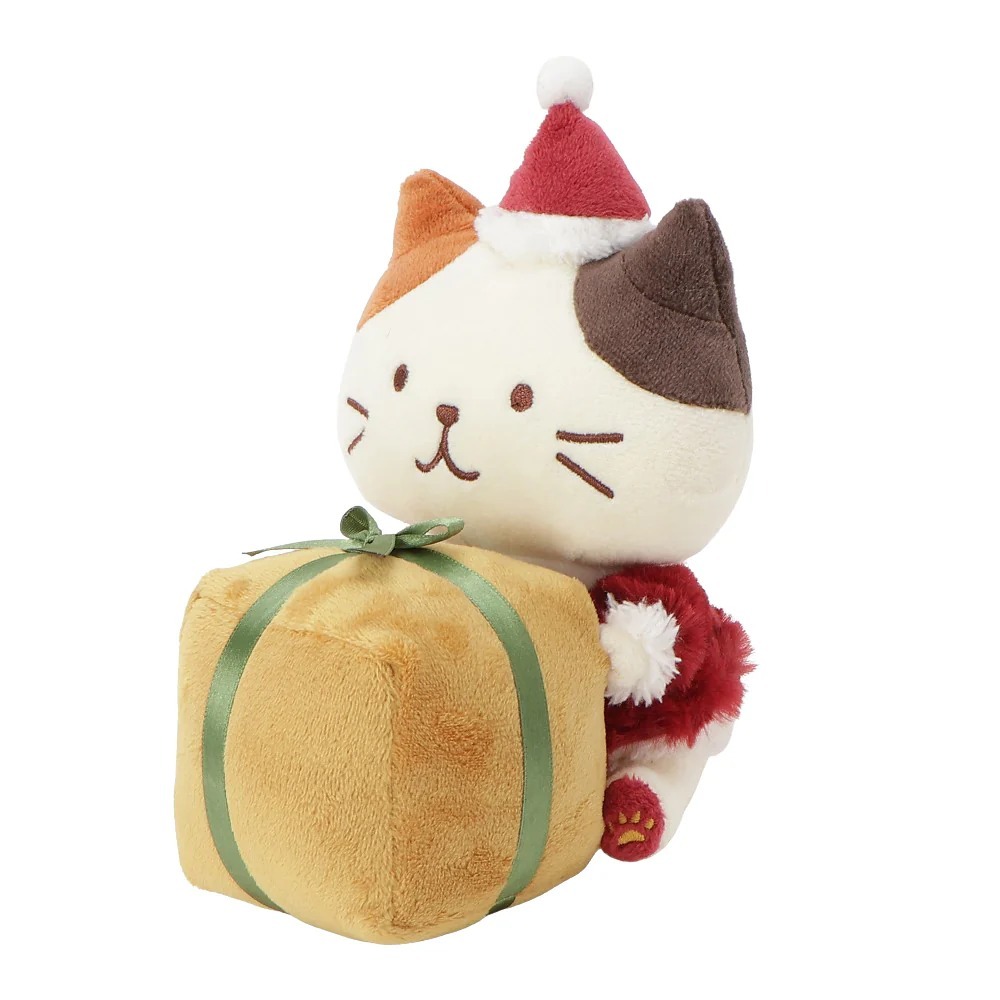 Fuku Fuku Nyanko Christmas Sitting Doll 20cm - Michelangelo