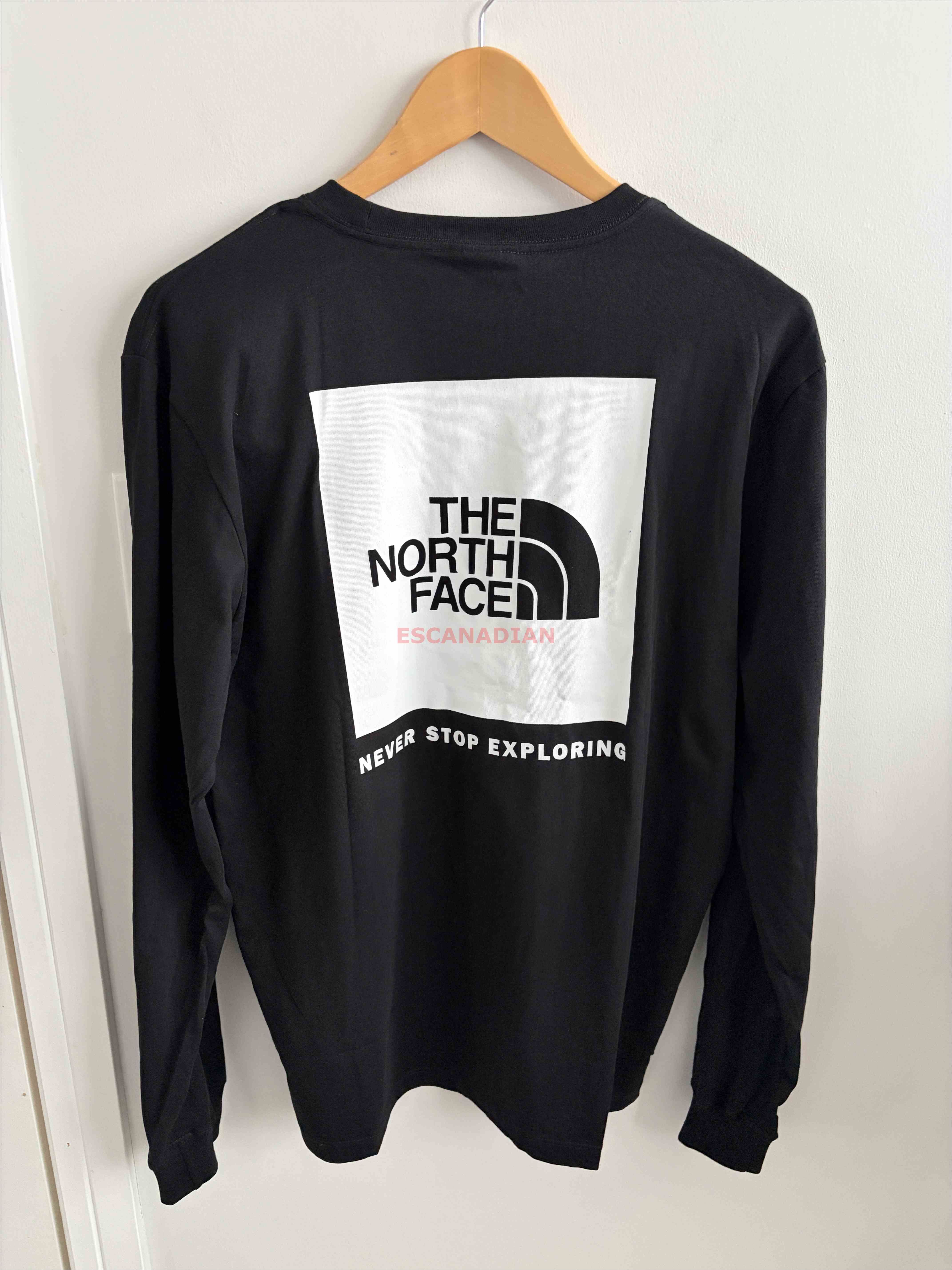 THE NORTH FACE 男大人 BIG BOX 正反圖案 長TEE