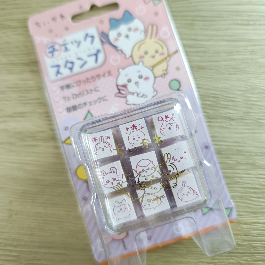 日本SANBY．手帳木質迷你印章9入組 吉依卡哇 CK9-062