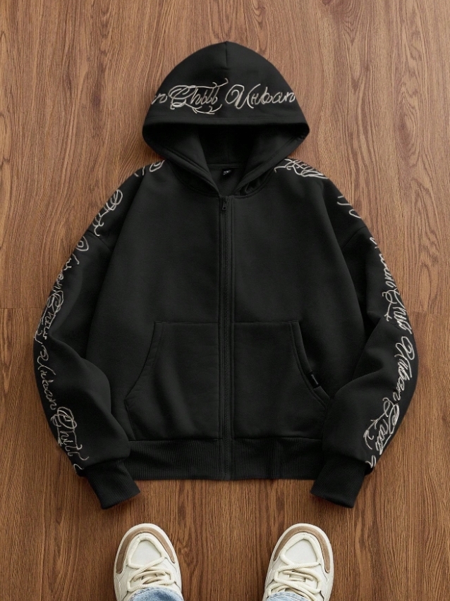 KADMAX大尺碼 - 大碼男質感特殊印花帽TEE〈KSMS2702〉