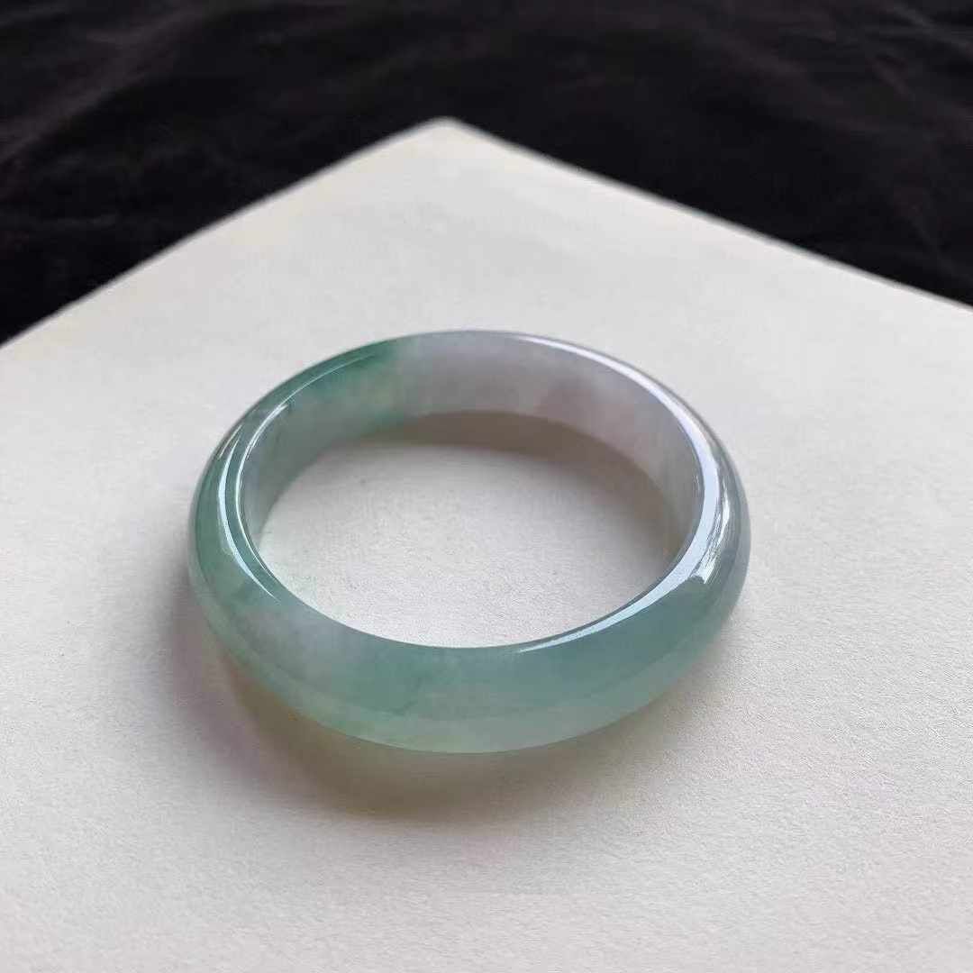 翡翠油綠正圈手鐲,天然翡翠A玉, 緬甸玉, Jade, Jadeite