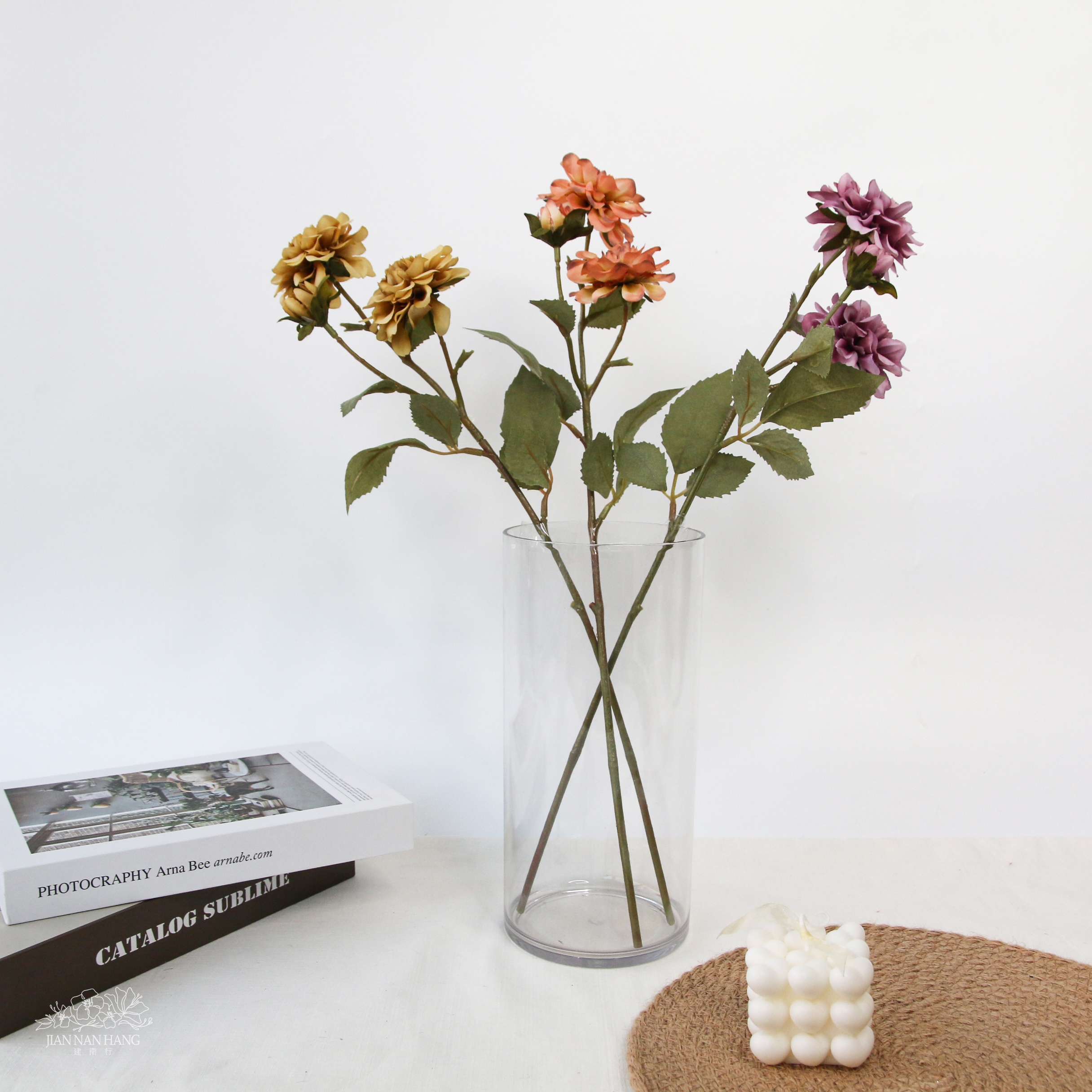 人造花Clair環保再生系列-大麗花 3色