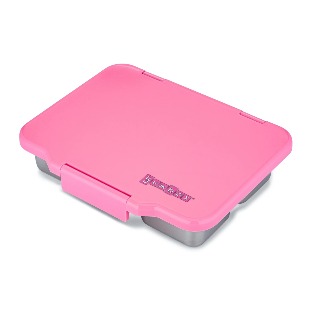 Yumbox Prêt 不鏽鋼午餐盒 (4格) -  Versailles Pink