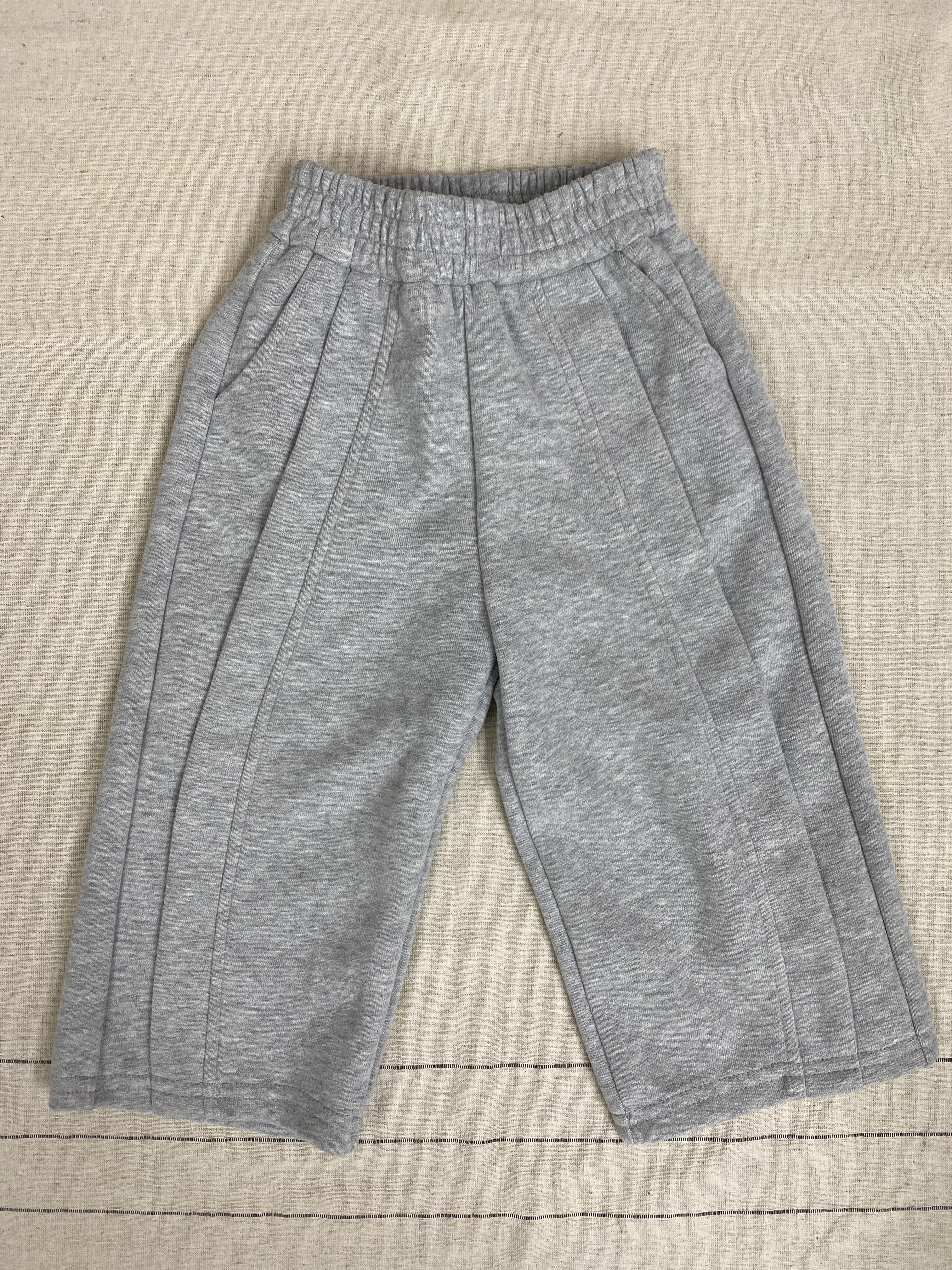 A03814拼接造型棉褲