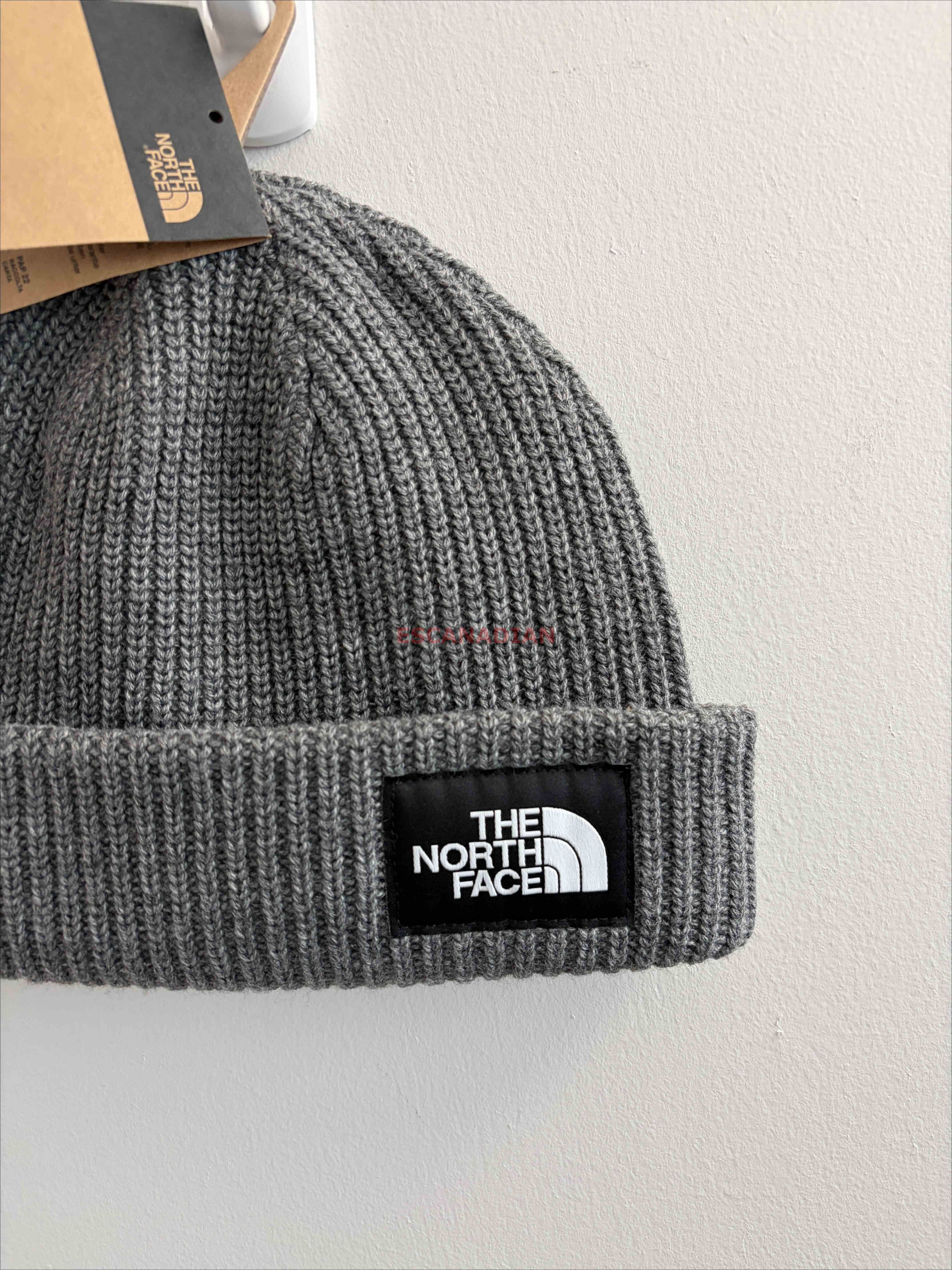 THE NORTH FACE 大人 厚款 棉質 粗針織 毛帽