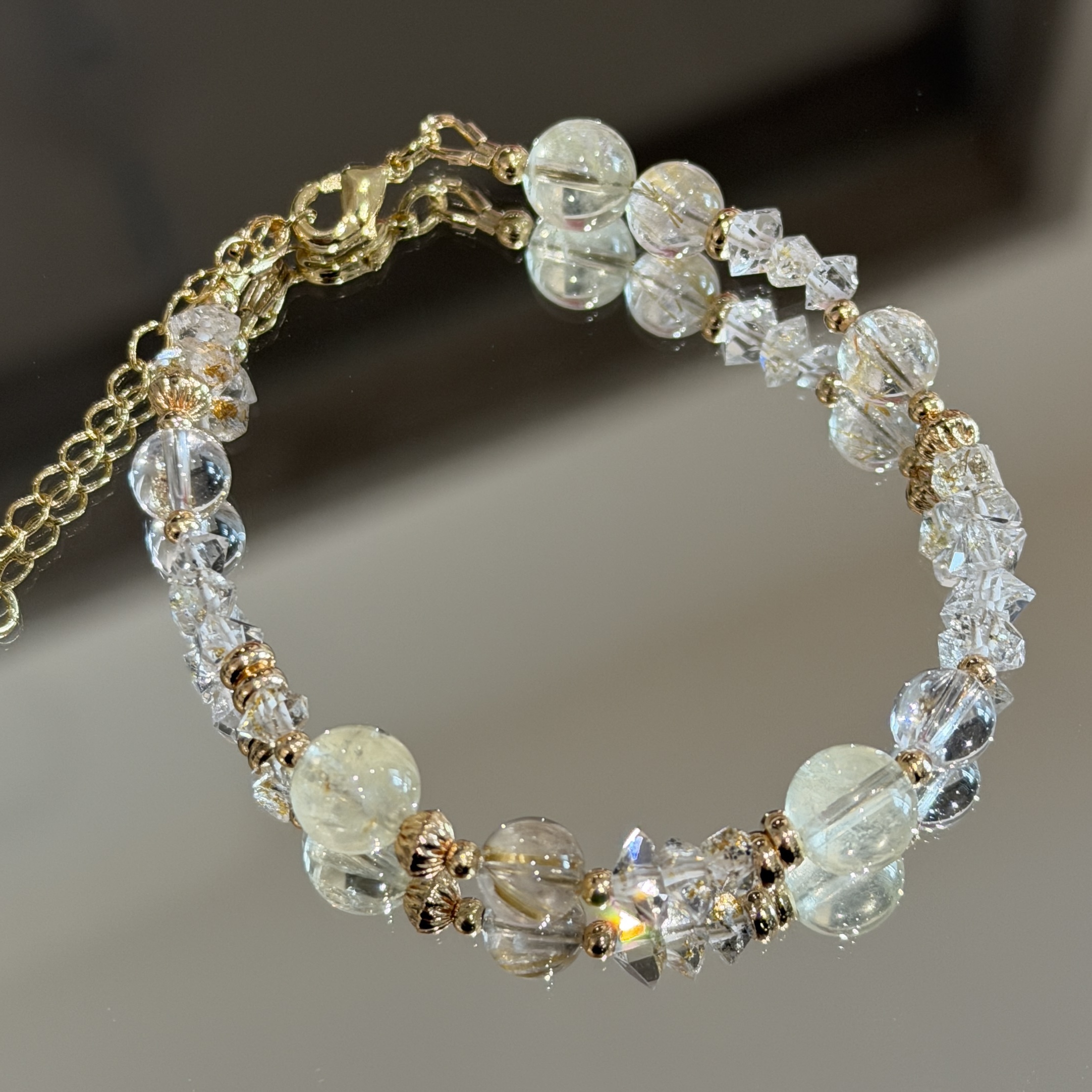 太歲款｜高頻振動全能補強 | 金縷 | 赫基蒙閃靈鑽《原附扣式：龍蝦扣》｜最後6條