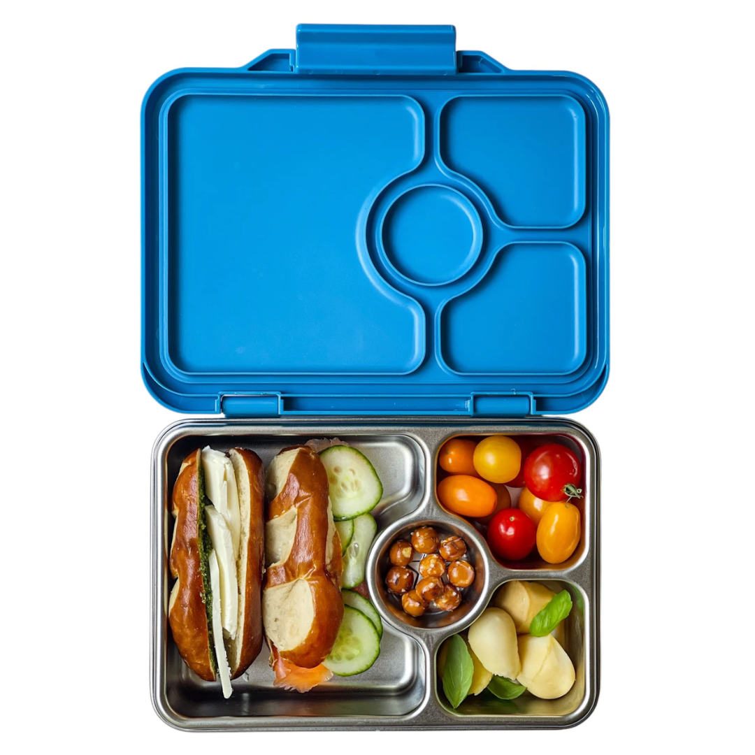 Yumbox Prêt 不鏽鋼午餐盒 (4格) -  Normandy Blue