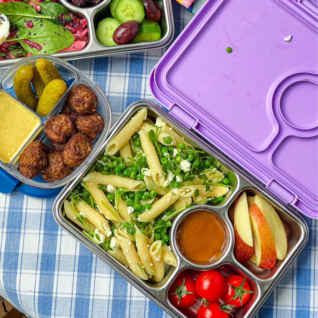 Yumbox Prêt 不鏽鋼午餐盒 (4格) -  Lavande Purple