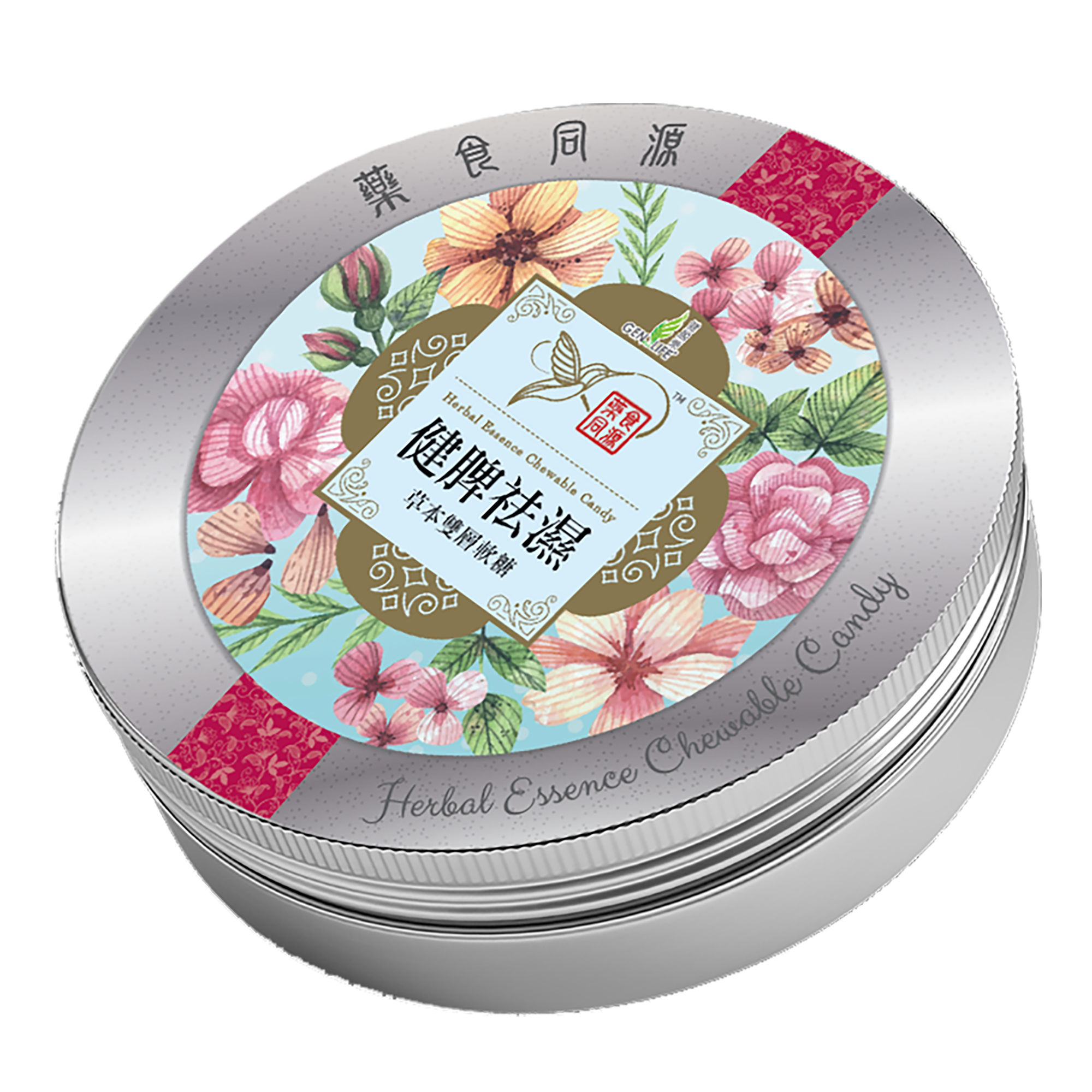 健盈萊健脾祛濕草本雙層軟糖21粒裝