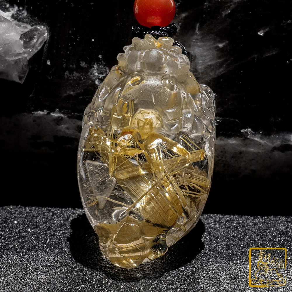 鈦晶龍龜項鍊 17g 富貴吉祥