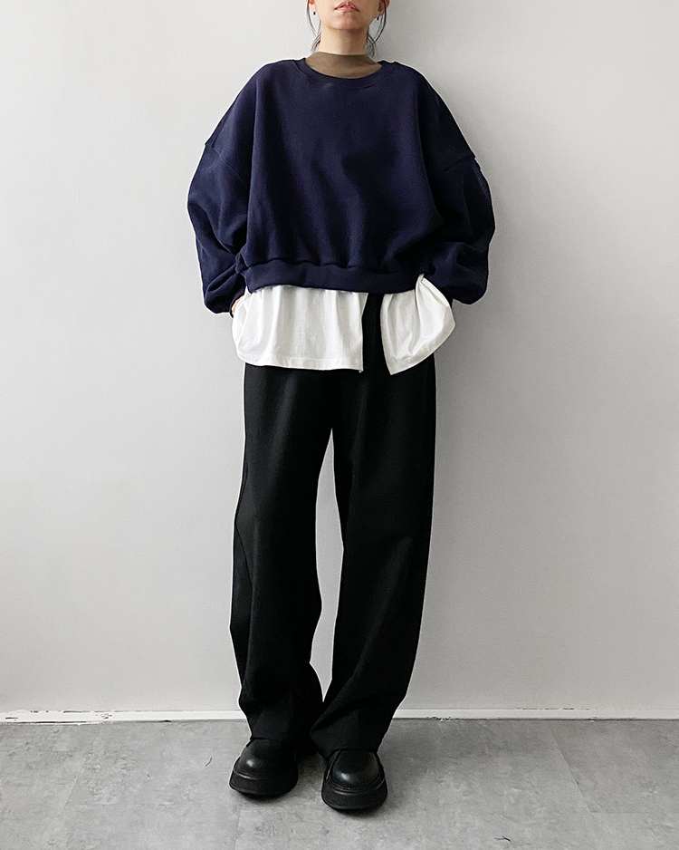 MFP-2846 弧型剪裁西裝褲