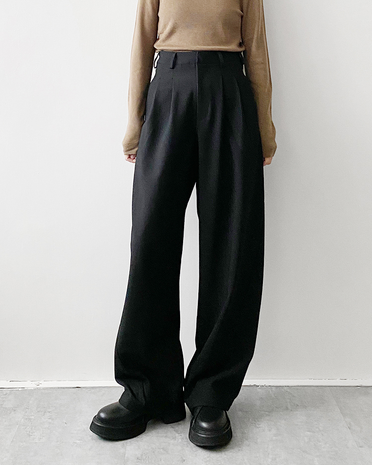 MFP-2846 弧型剪裁西裝褲