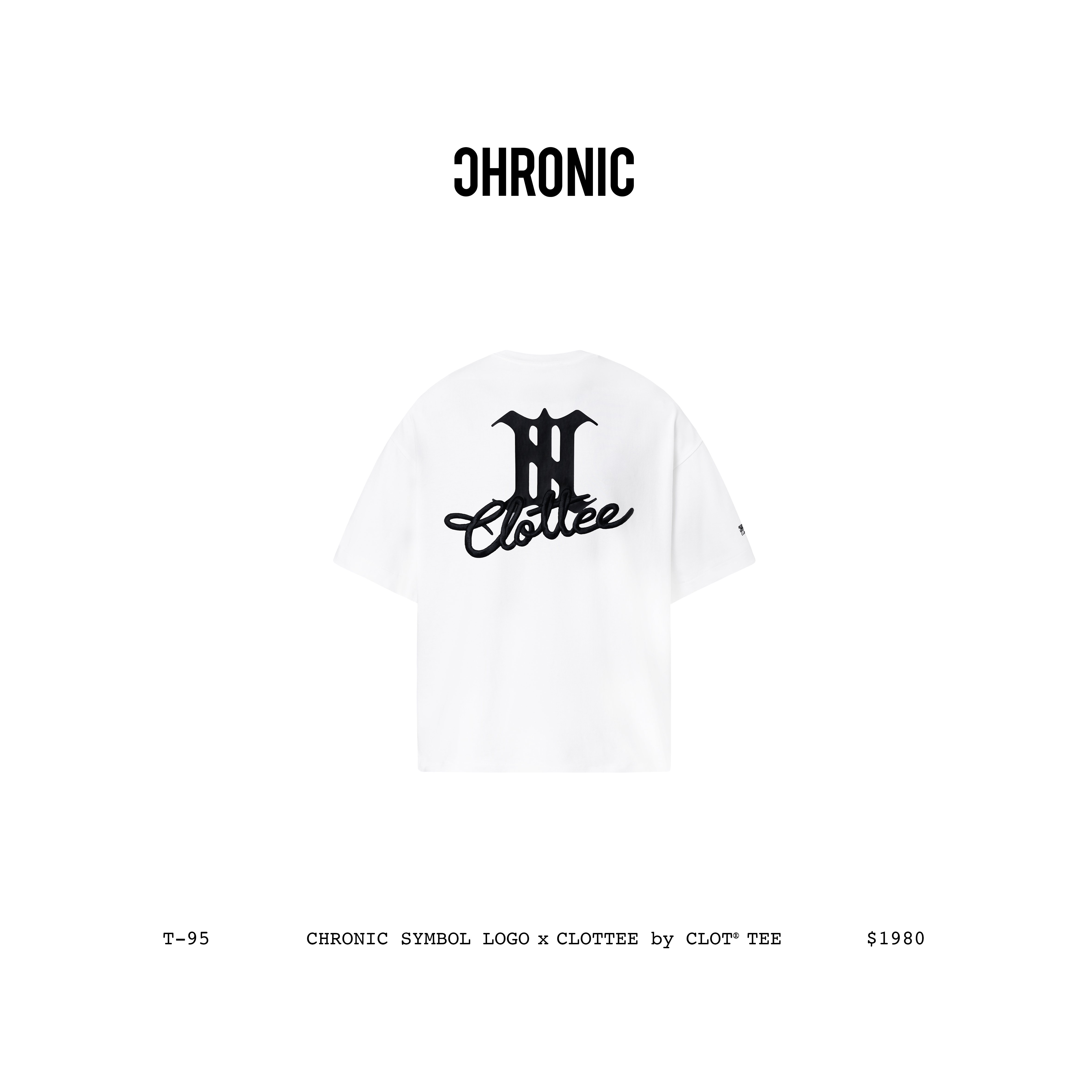 CHRONIC SYMBOL LOGO x CLOTTEE by CLOT® TEE / T-95