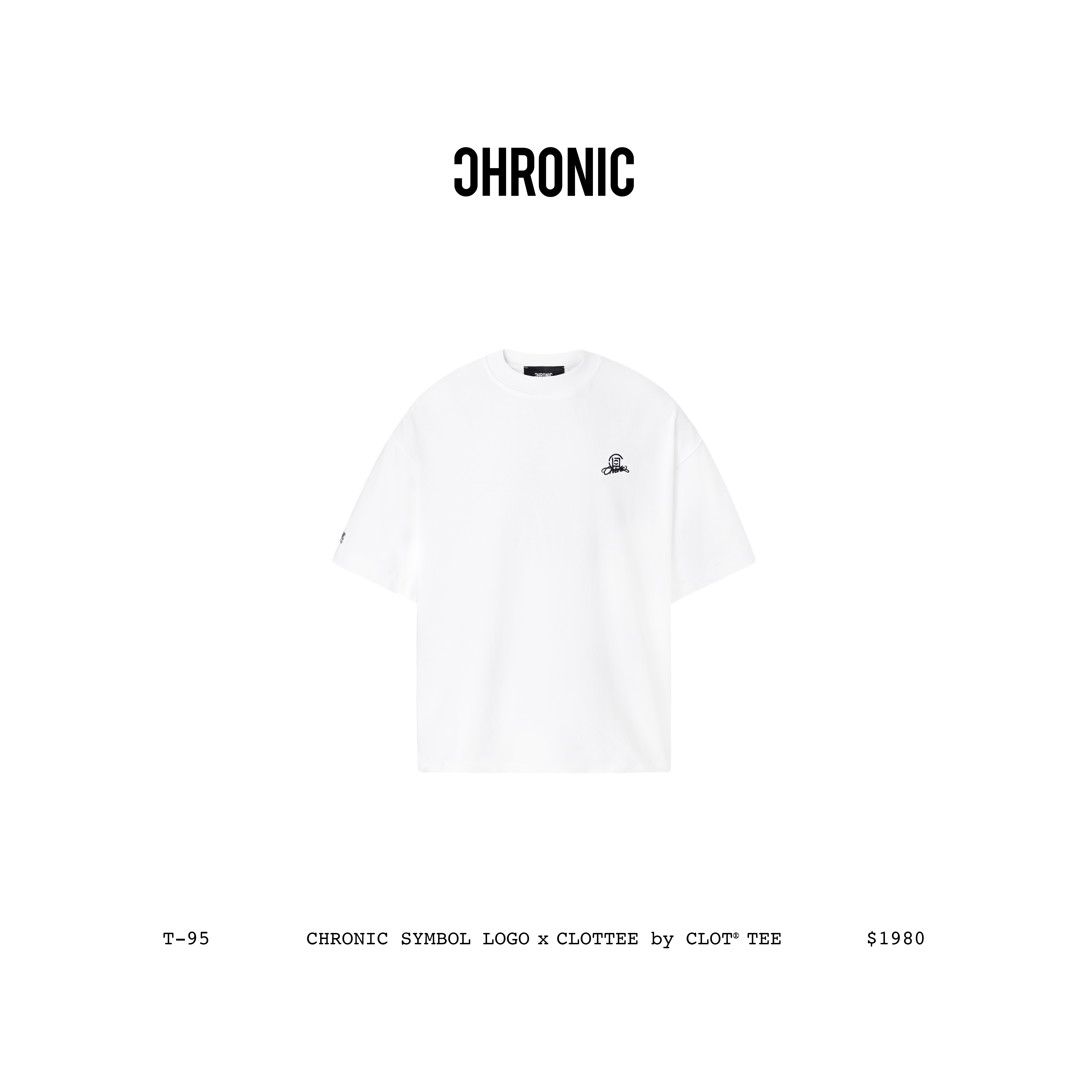 CHRONIC SYMBOL LOGO x CLOTTEE by CLOT® TEE / T-95