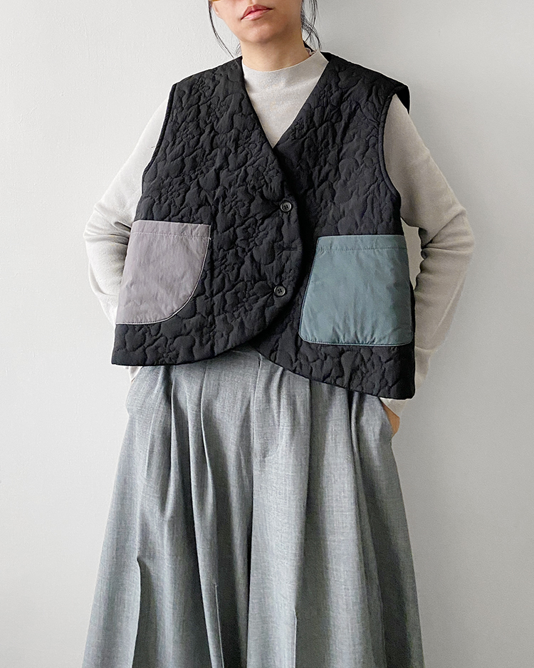 MFV-2848 縫線薄棉背心