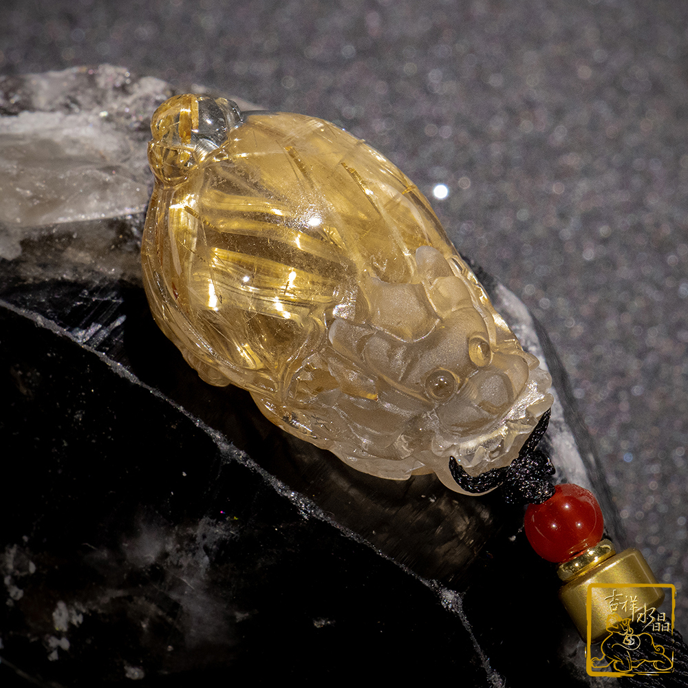 鈦晶龍龜項鍊 20g 富貴吉祥