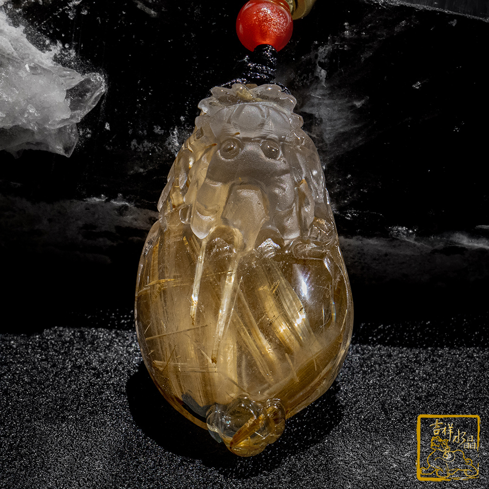 鈦晶龍龜項鍊 20g 富貴吉祥