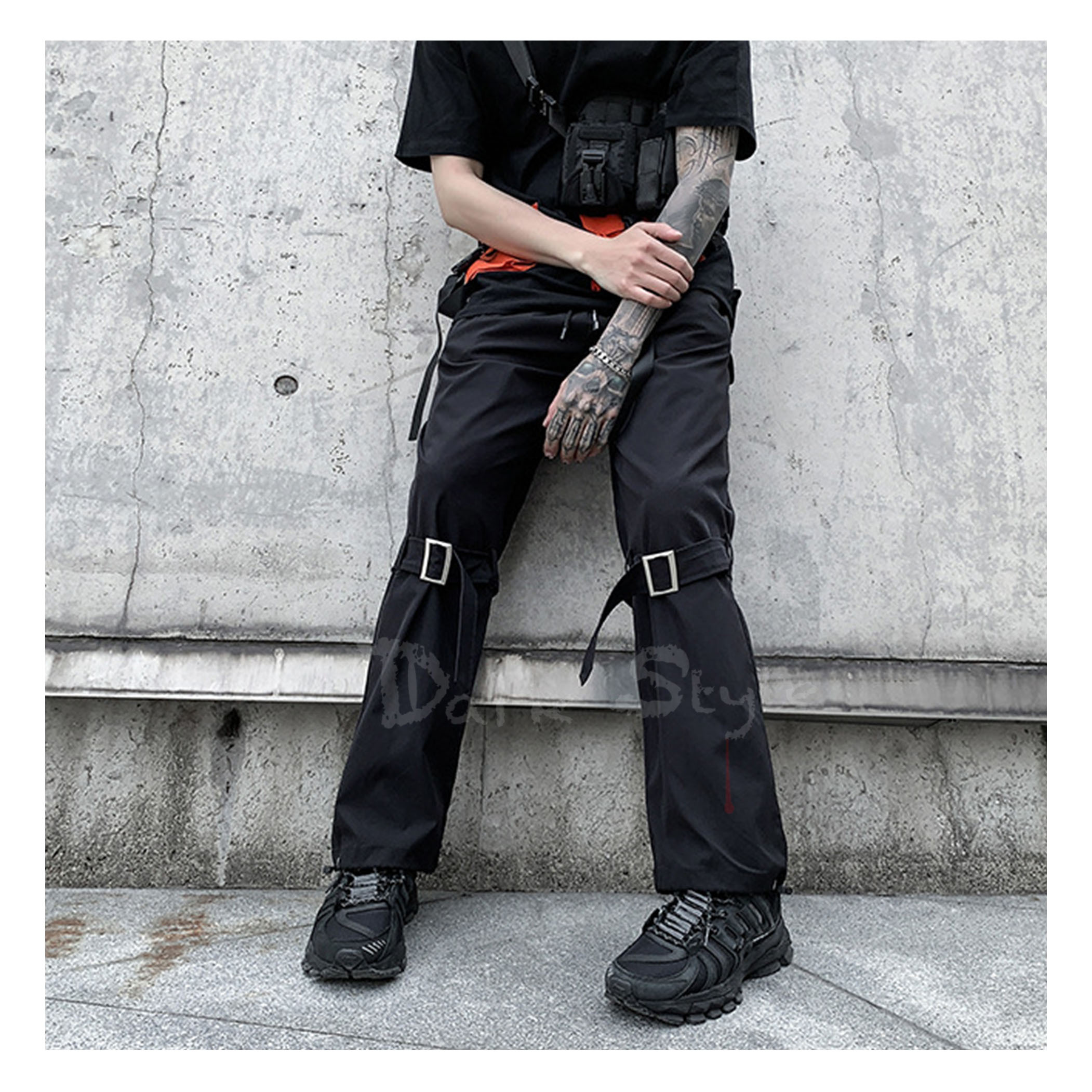 塞可-防風束膝馬術褲(機能暗黑風)