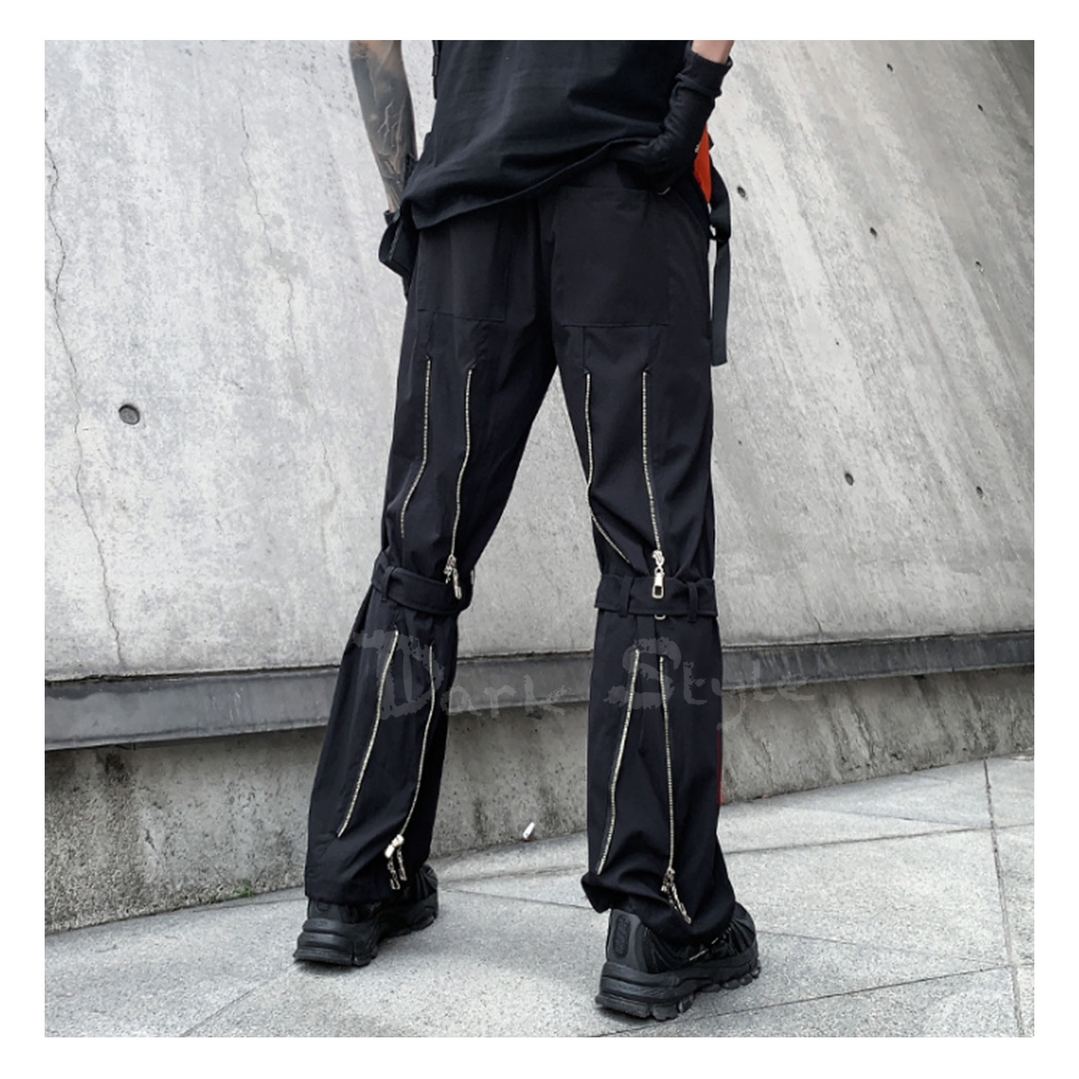 塞可-防風束膝馬術褲(機能暗黑風)