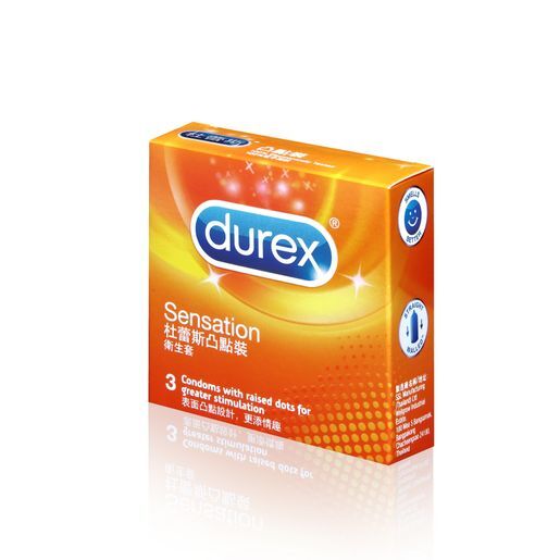 杜蕾斯 凸點裝 3 片裝 乳膠安全套