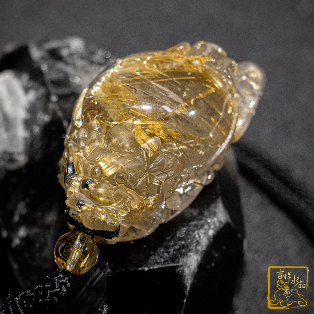 鈦晶龍龜項鍊 45g 富貴吉祥